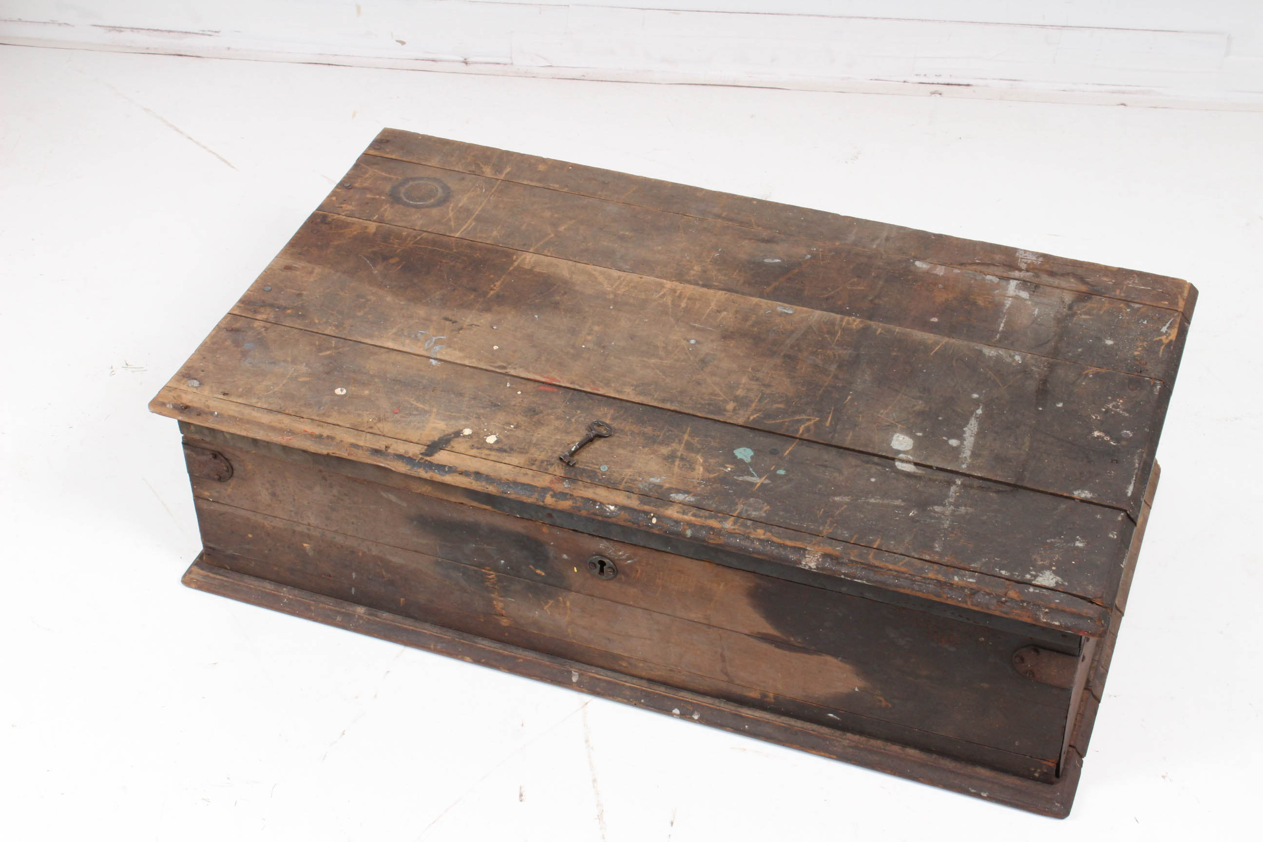 Antique Wooden Tool Chest