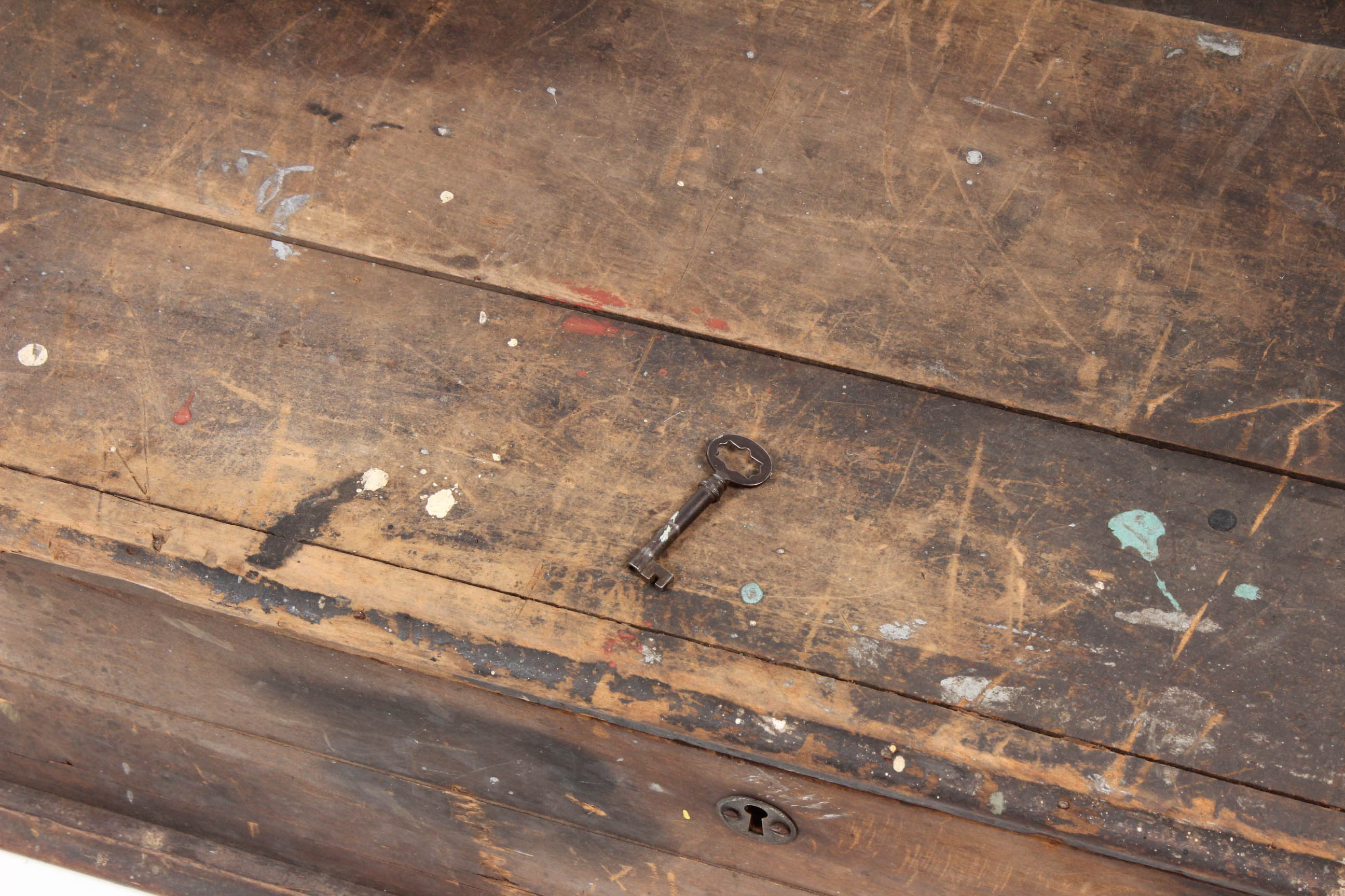 Antique Wooden Tool Chest