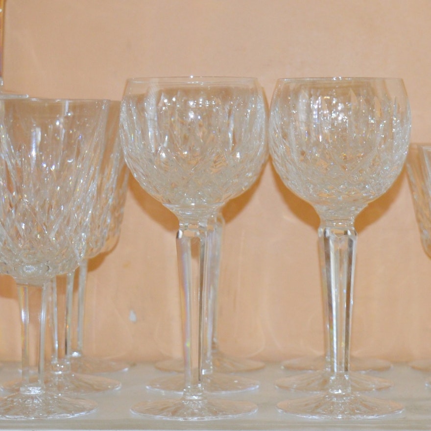 Waterford Crystal "Lismore" Stemware