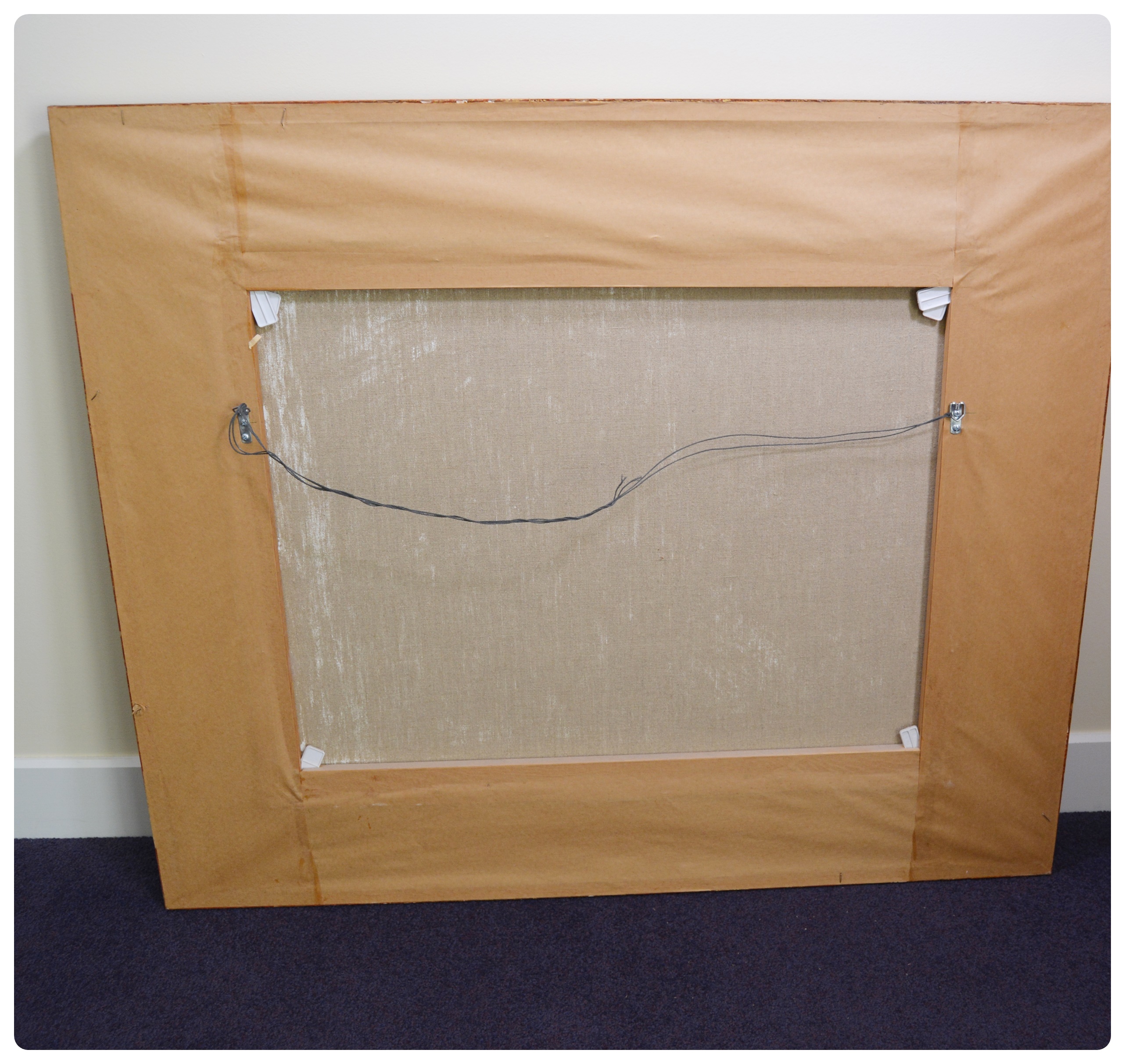 Menvielle Oil Painting of Rooftops