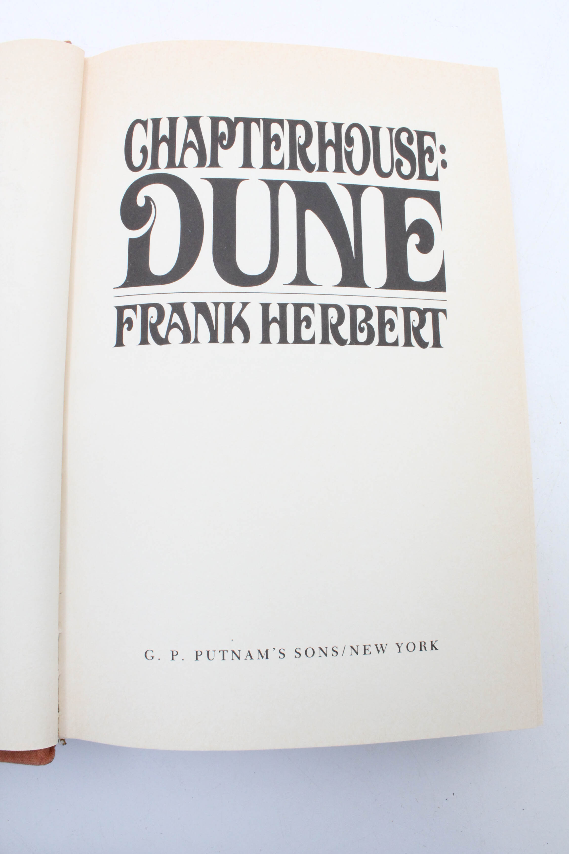 First Editions "Friday" by Heinlein and "Chapterhouse: Dune" by Herbert