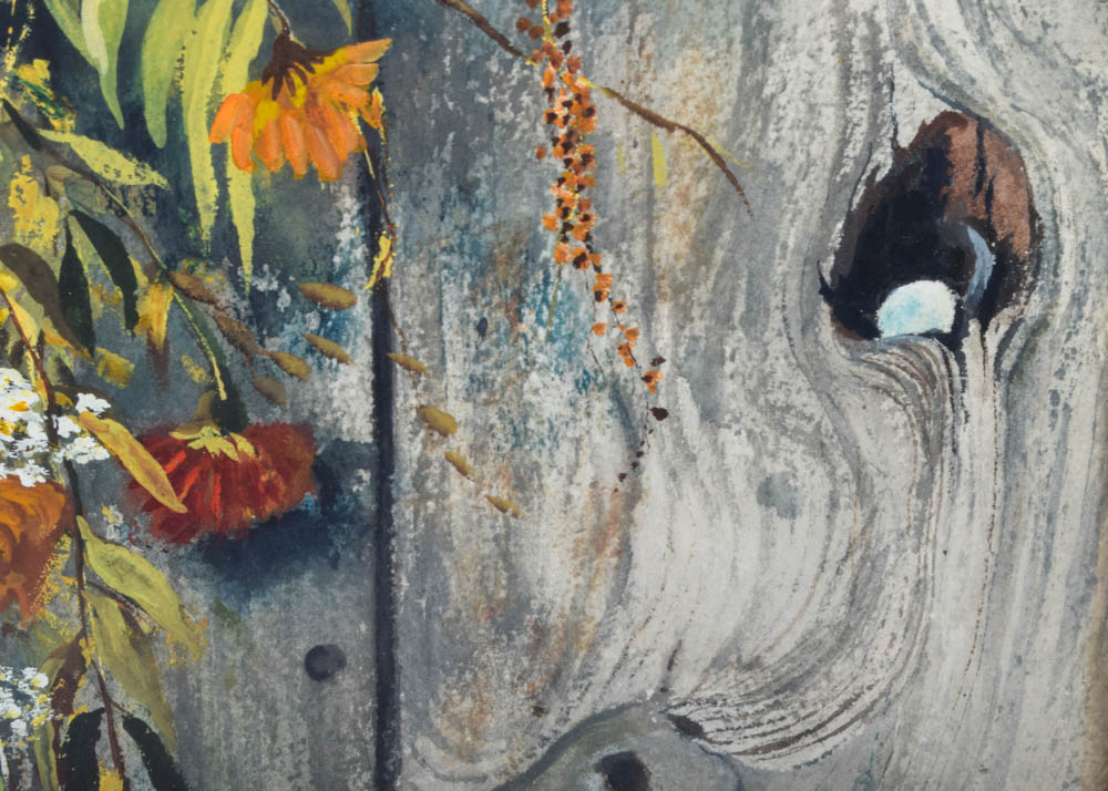 "Farewell Summer Friends" Dry Brush by Catherine Garnes Heintz