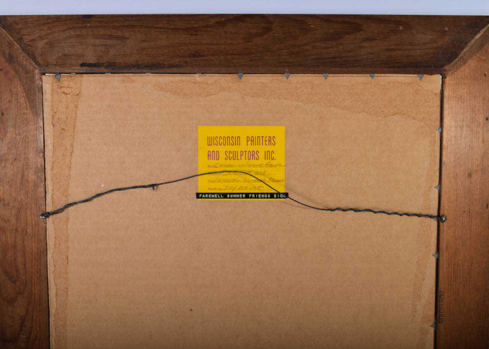 "Farewell Summer Friends" Dry Brush by Catherine Garnes Heintz