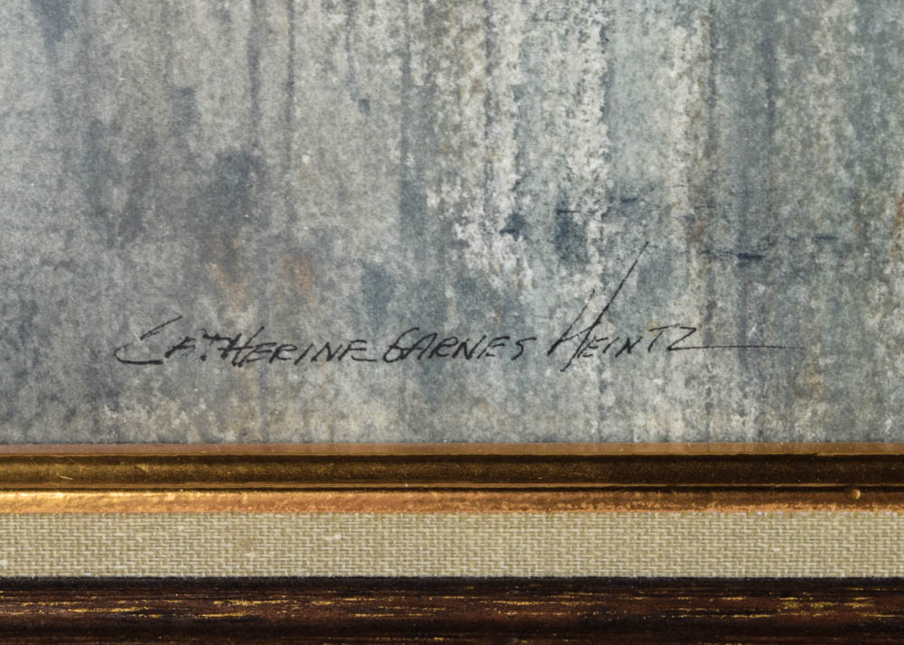 "Farewell Summer Friends" Dry Brush by Catherine Garnes Heintz