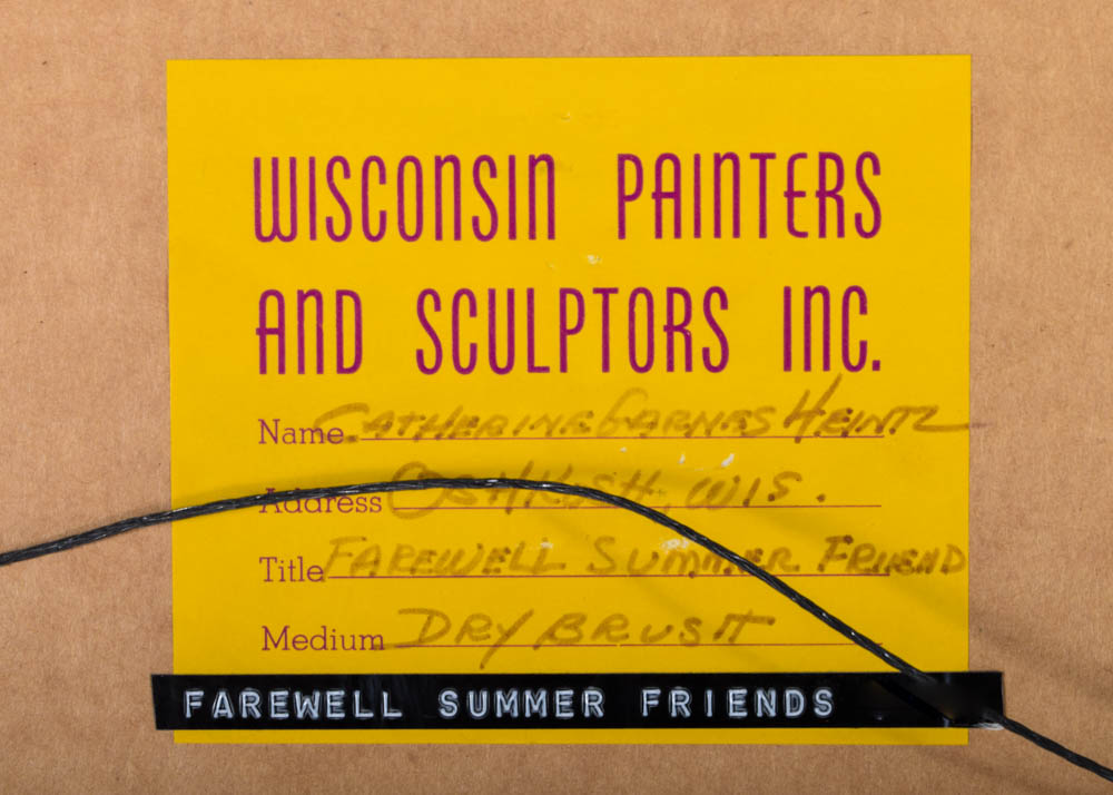 "Farewell Summer Friends" Dry Brush by Catherine Garnes Heintz