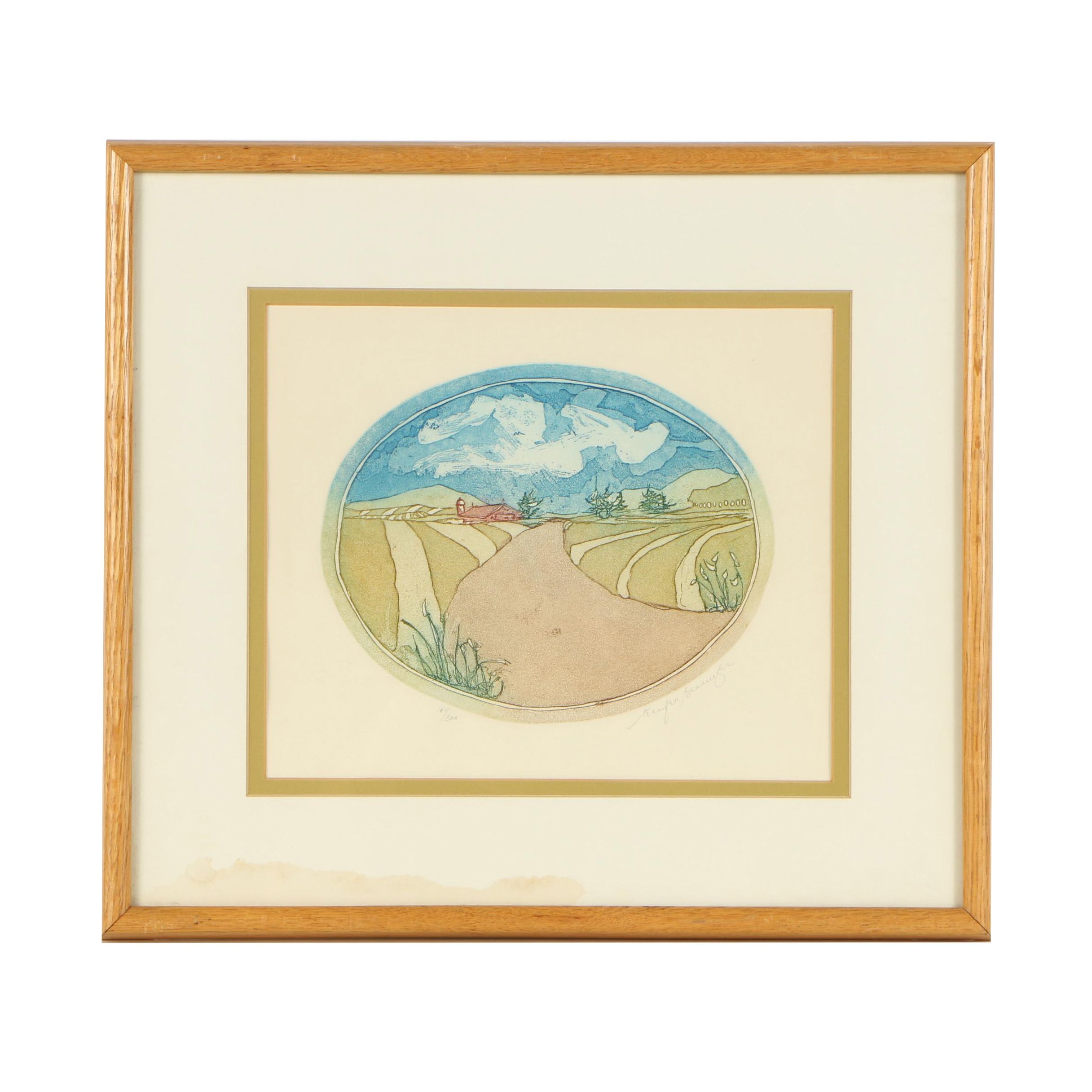 Jennifer Bennington Limited Edition Color Etching