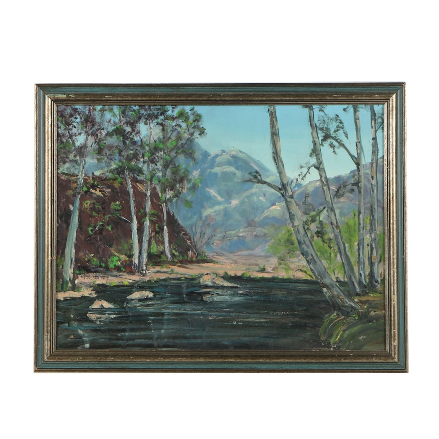 Virginia Keles Landscape Oil Painting