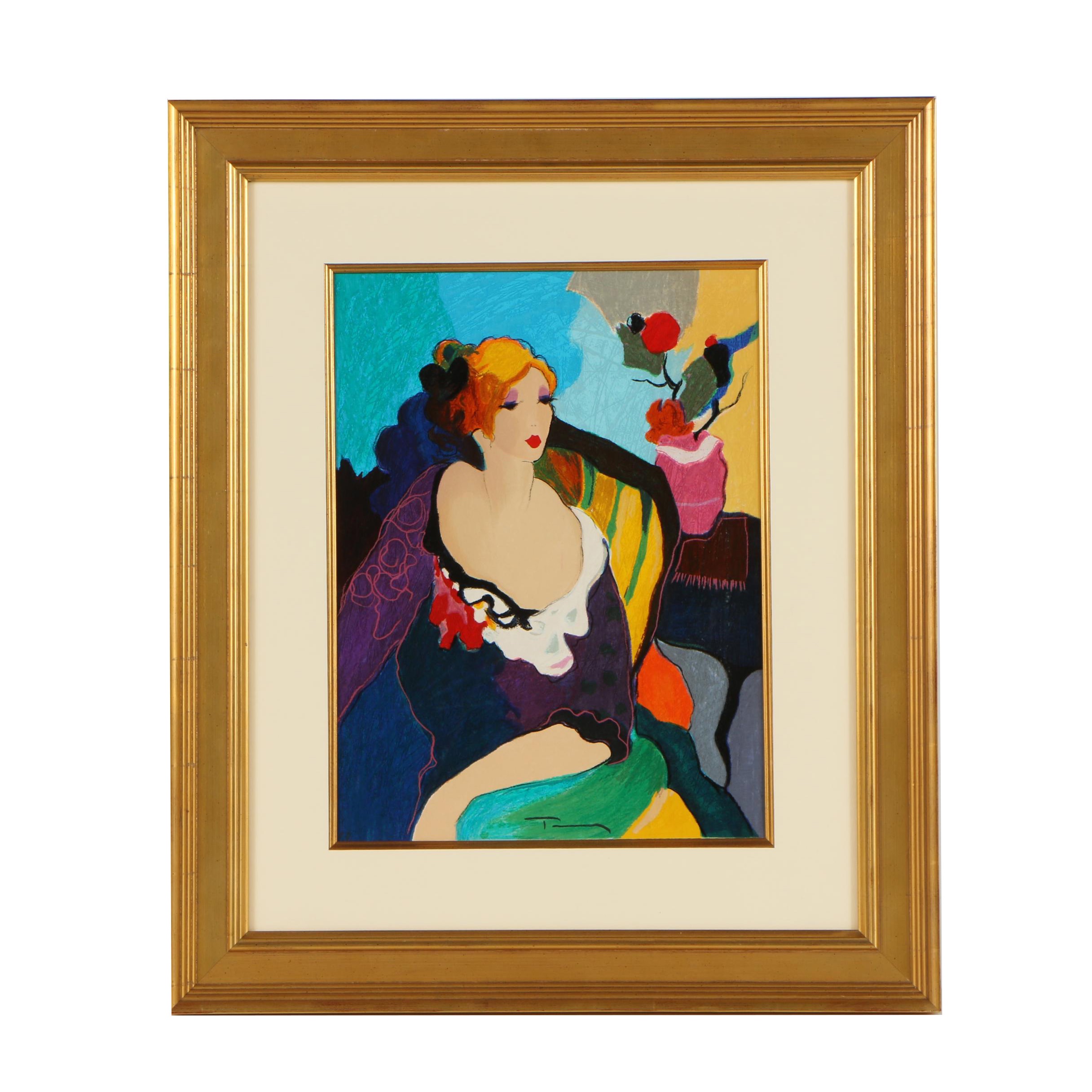 Itzchak Tarkay Printer's Proof Serigraph