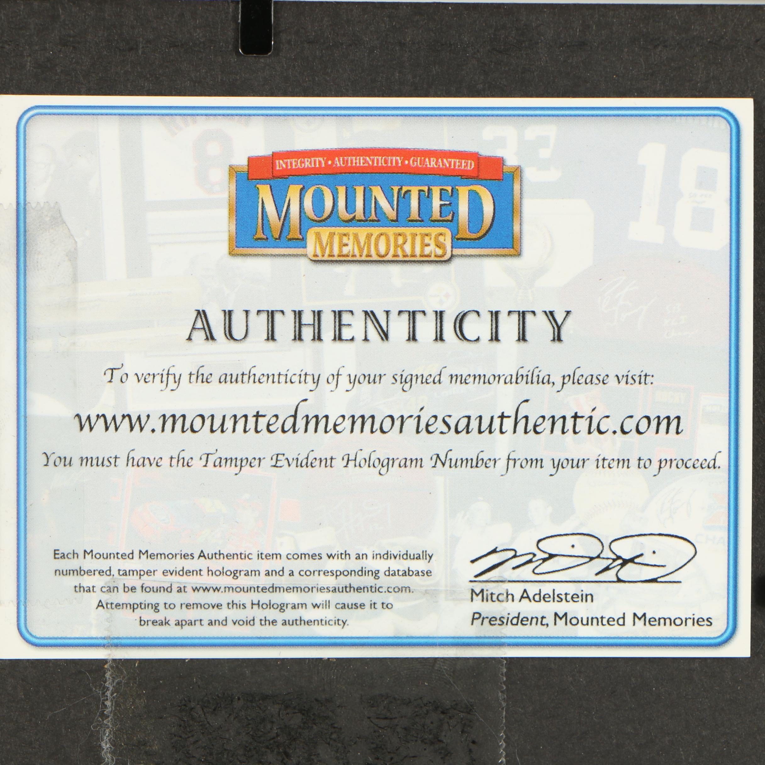 Jerry West "The Logo" Autographed NBA Poster