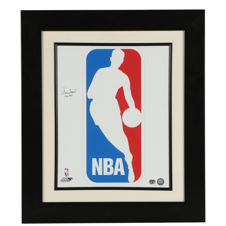 Jerry West "The Logo" Autographed NBA Poster