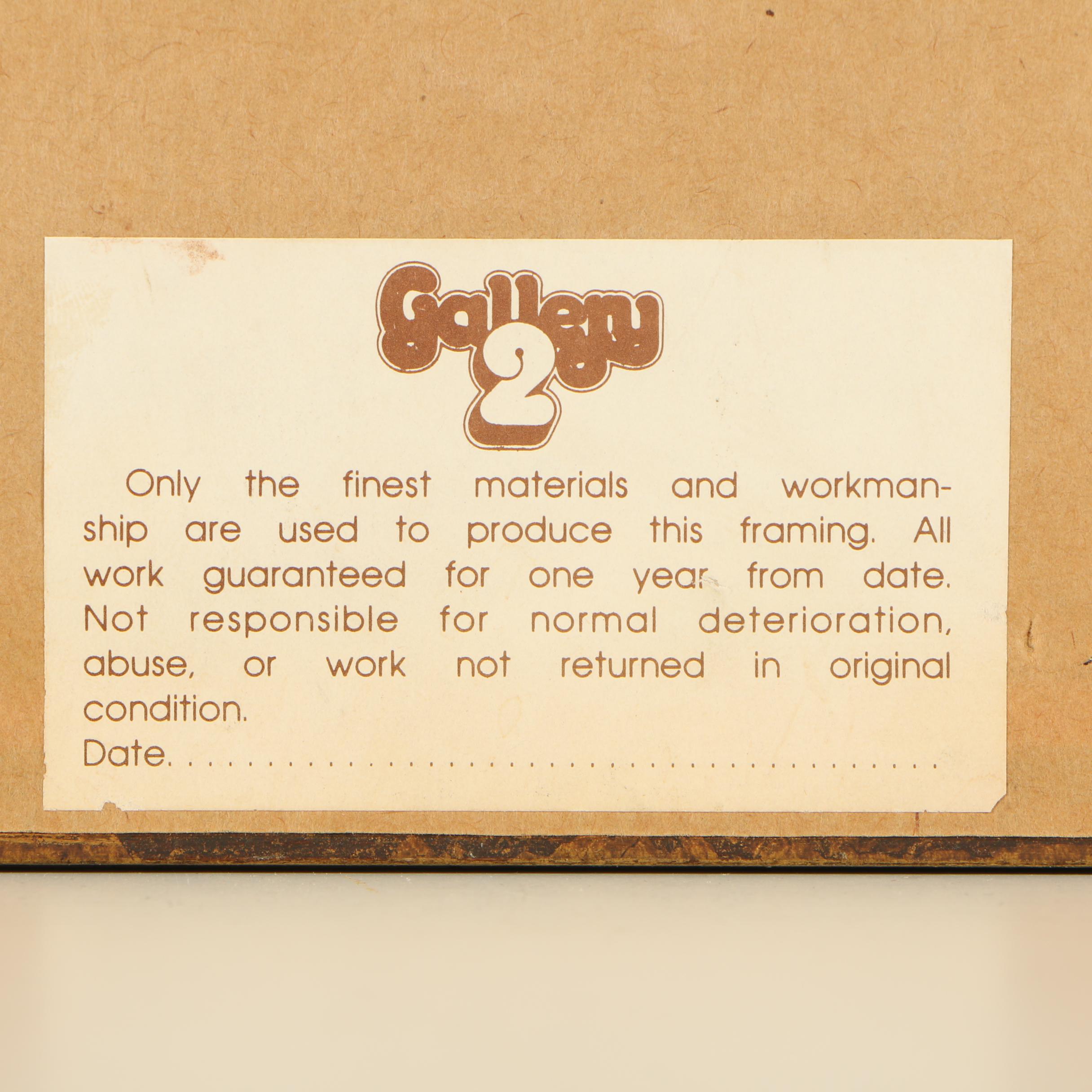 Limited Edition Color Etching