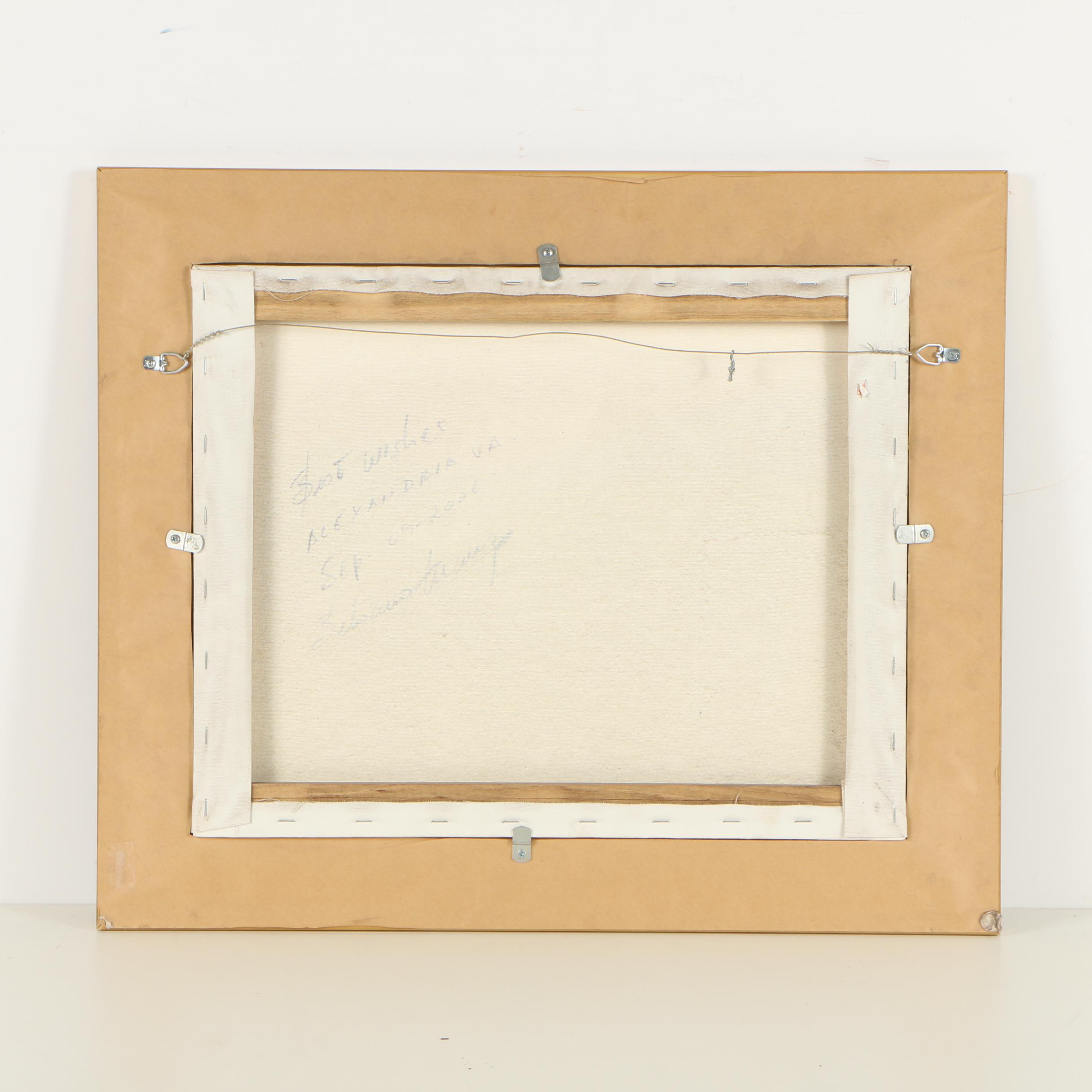 Early 21st Century Belisario Manrique Oil Painting