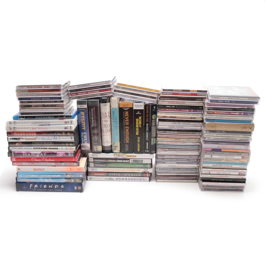 Large Assortment of Music and Movies