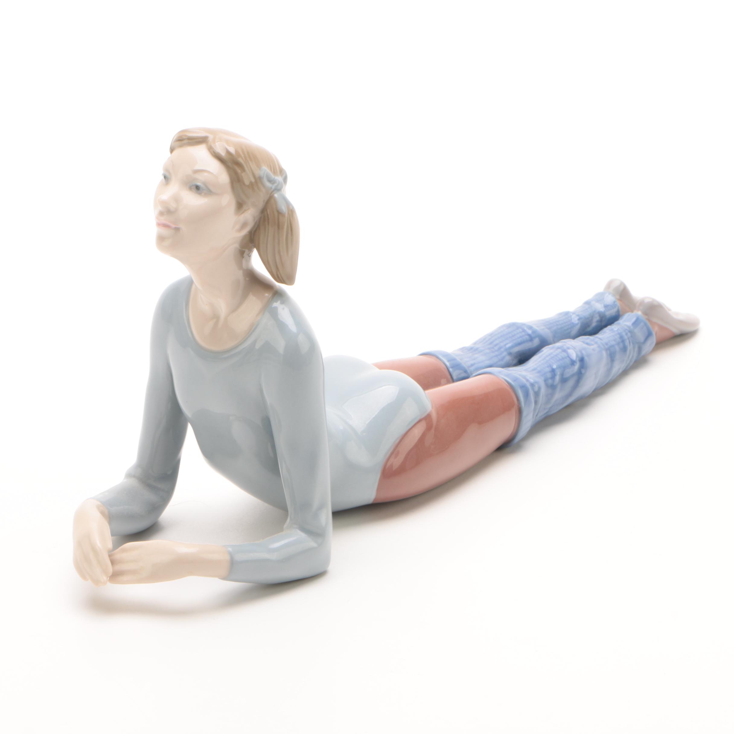 1985 Lladró "Gymnast Floor Exercise" Porcelain Figurine