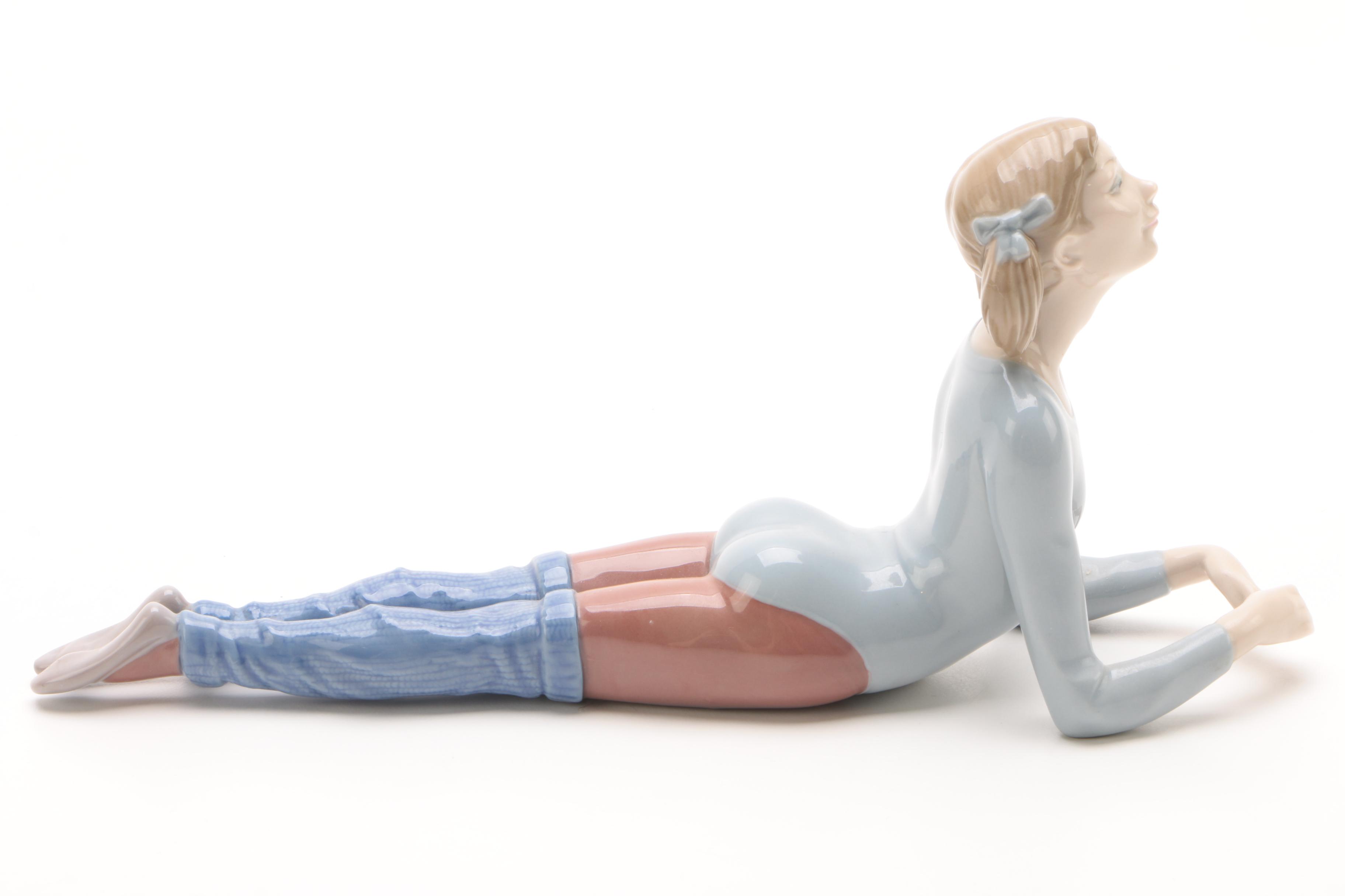 1985 Lladró "Gymnast Floor Exercise" Porcelain Figurine