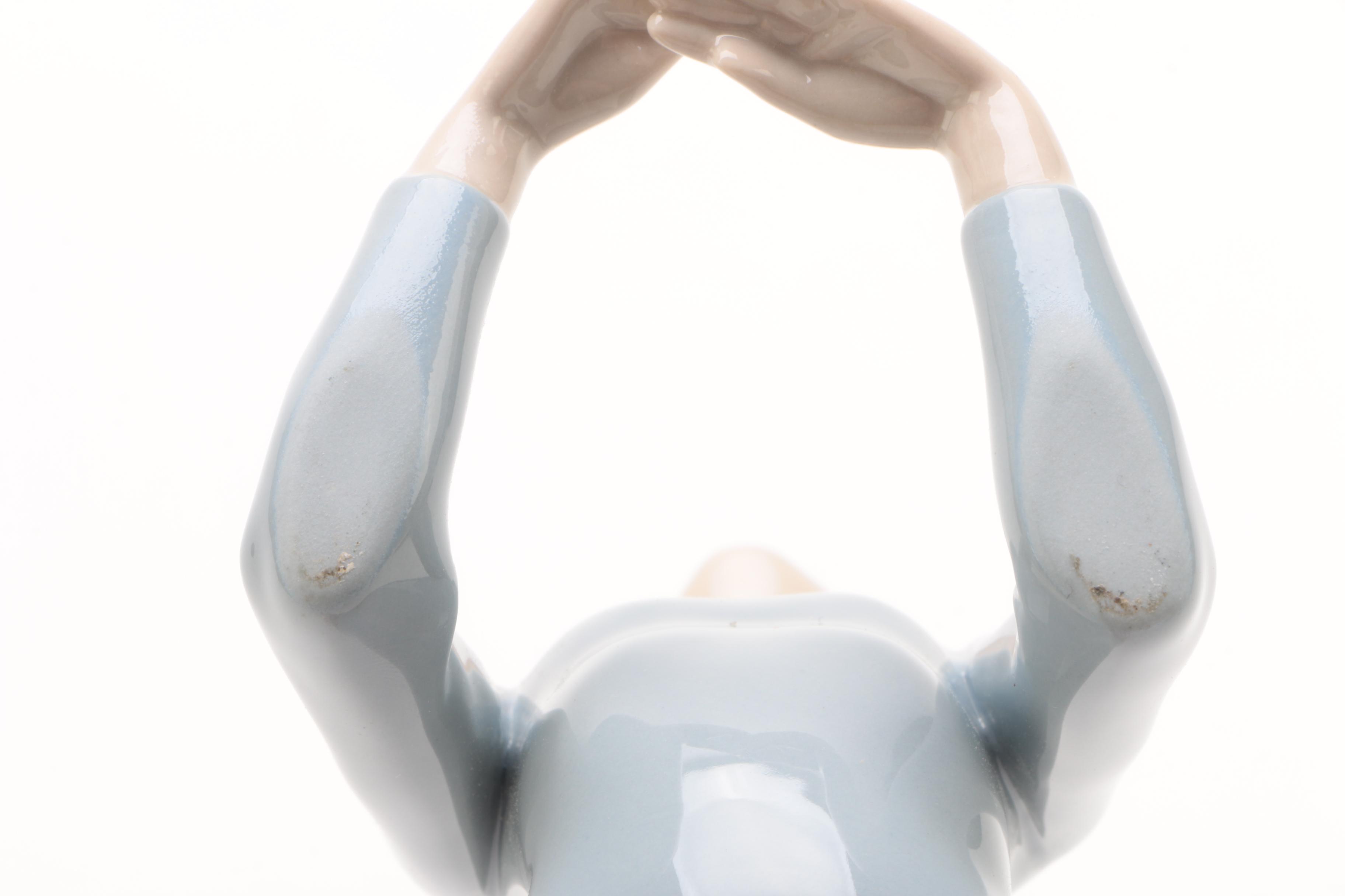 1985 Lladró "Gymnast Floor Exercise" Porcelain Figurine