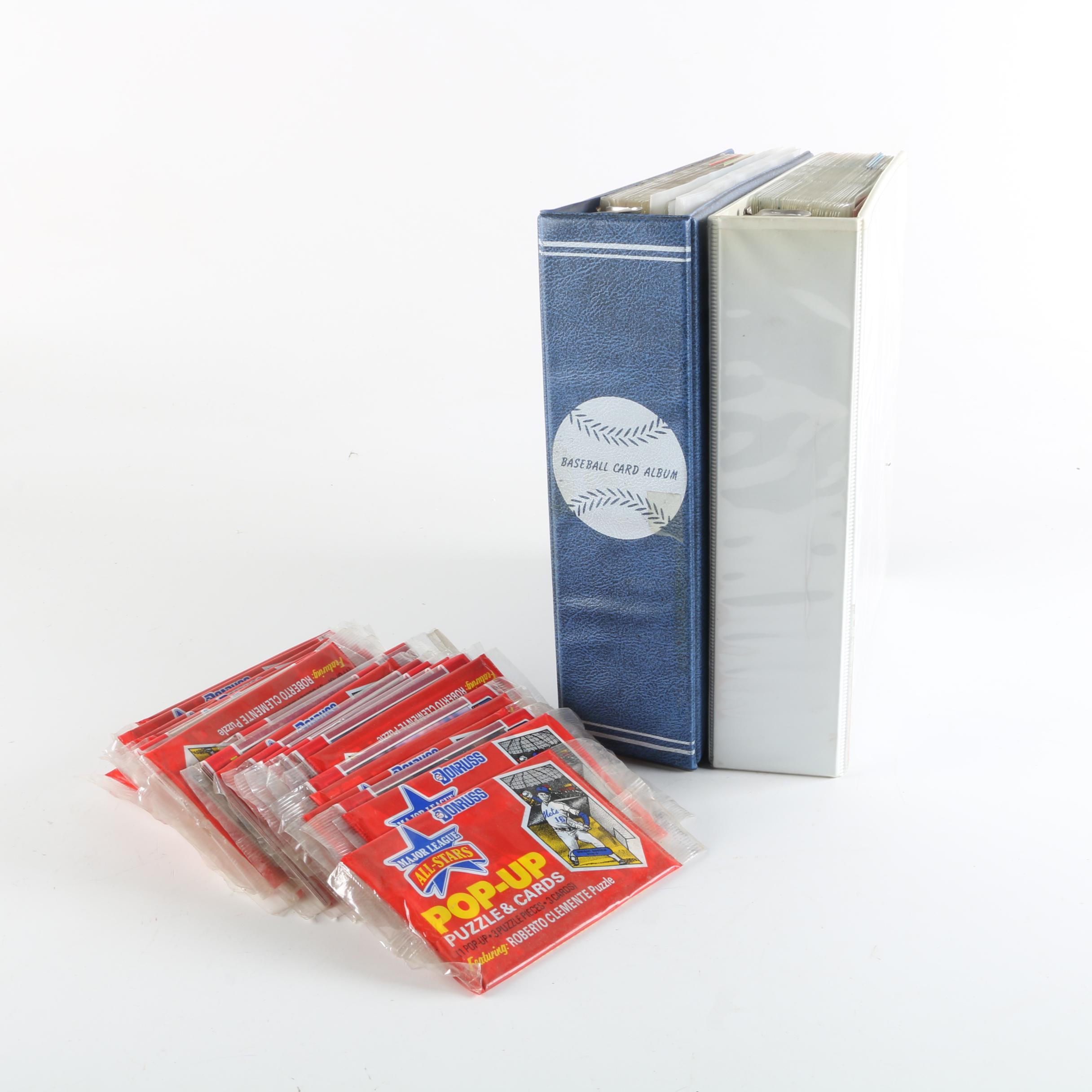 Mid-1980s Baseball Cards Including Donruss Pop-Up Puzzles