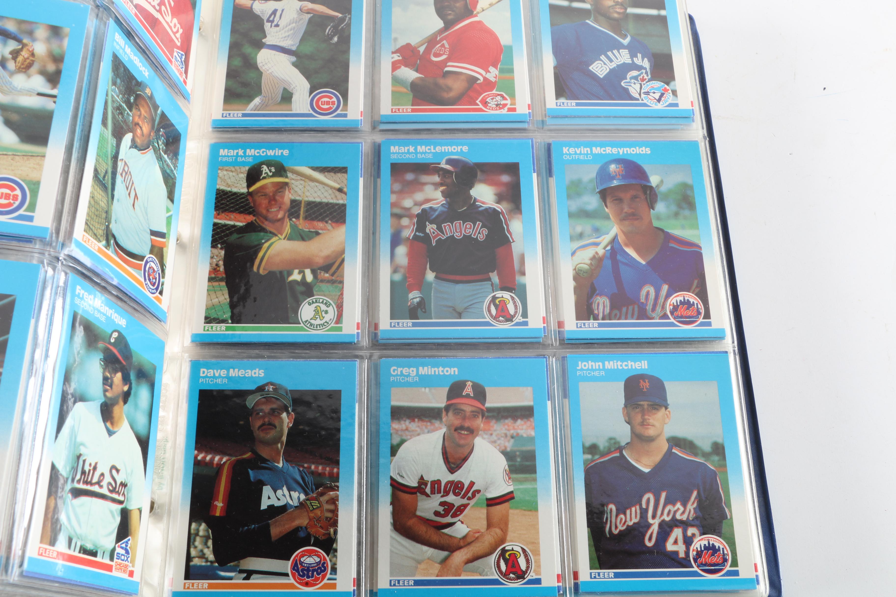 Mid-1980s Baseball Cards Including Donruss Pop-Up Puzzles