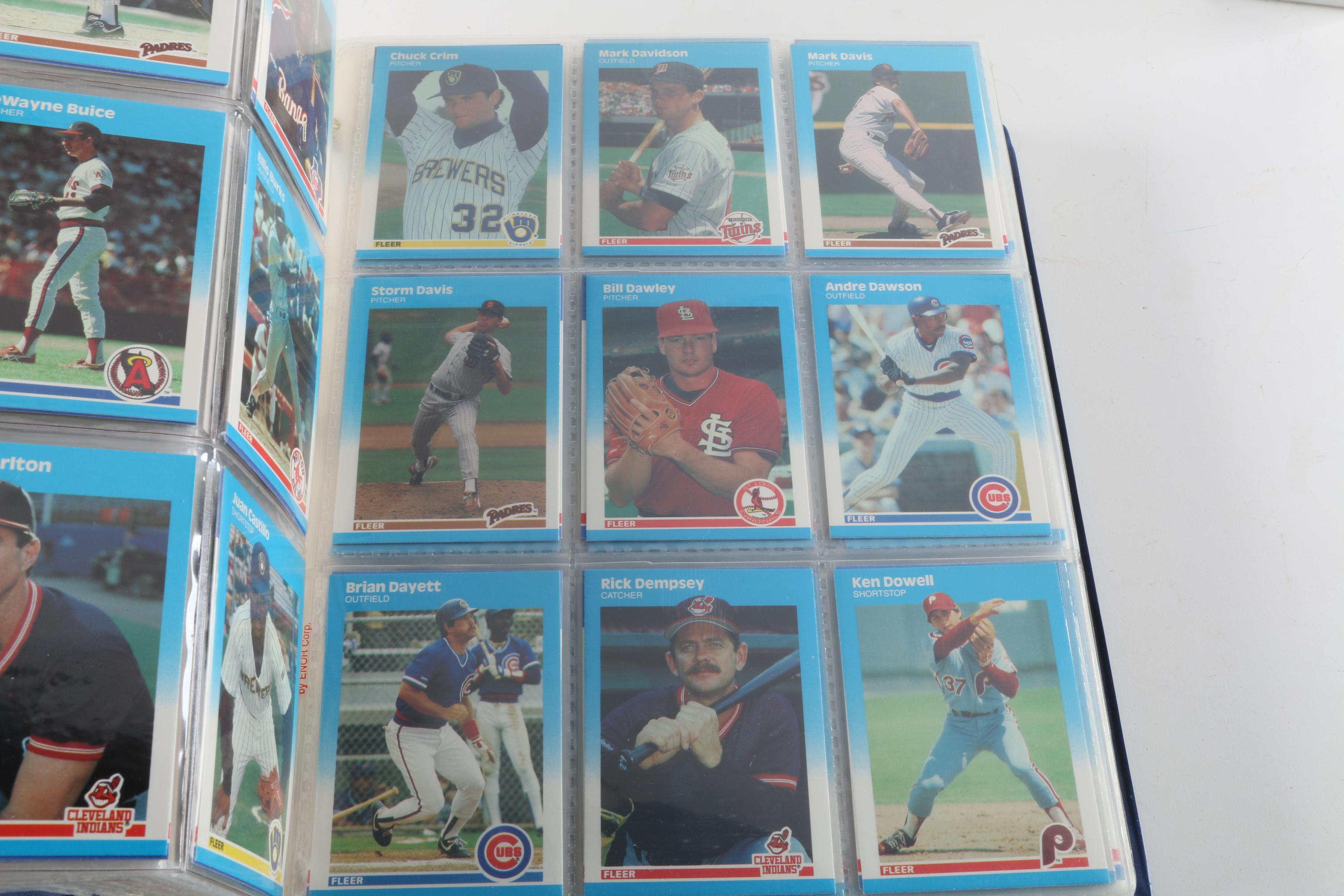 Mid-1980s Baseball Cards Including Donruss Pop-Up Puzzles