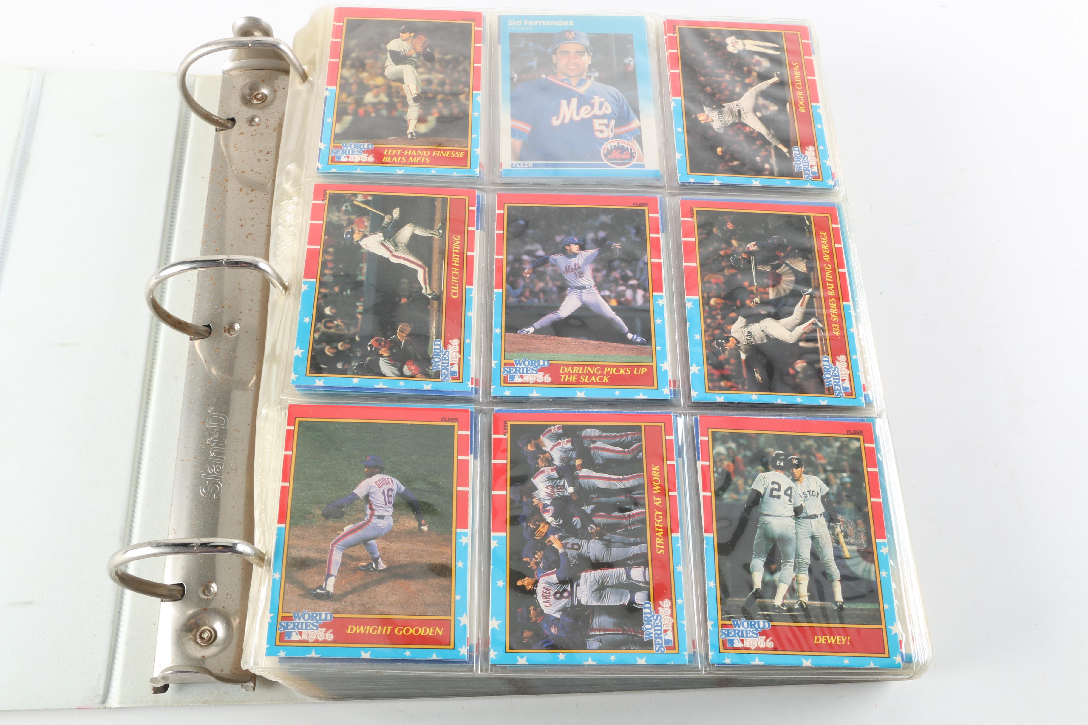 Mid-1980s Baseball Cards Including Donruss Pop-Up Puzzles