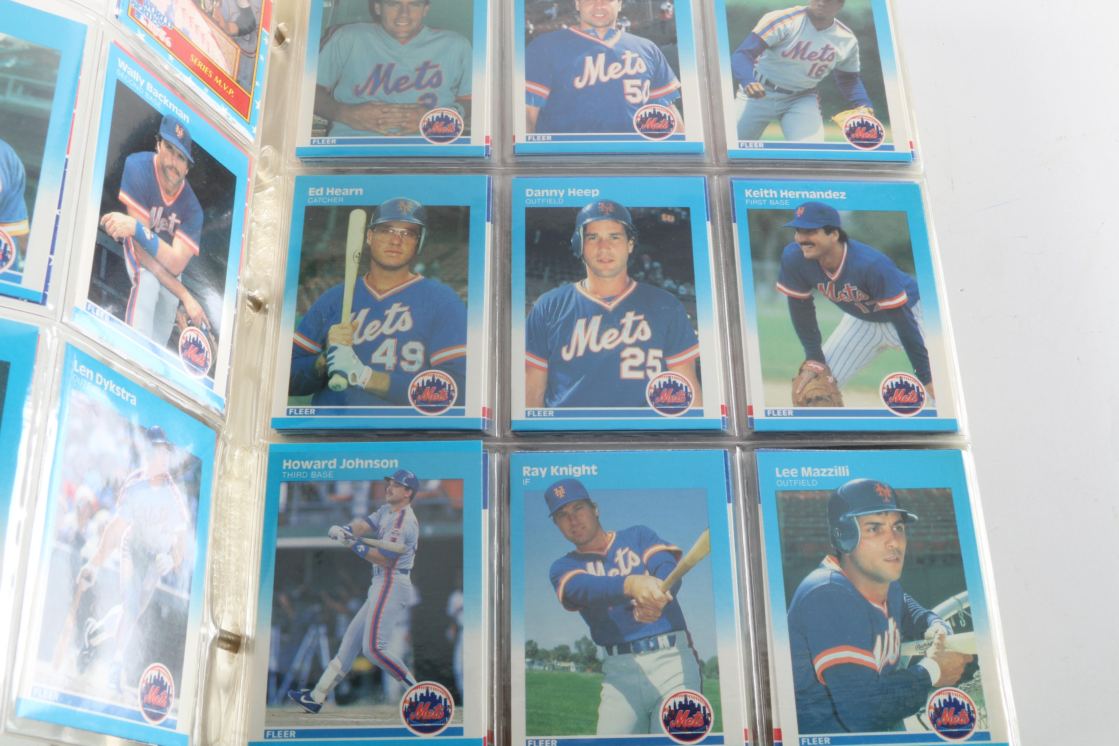 Mid-1980s Baseball Cards Including Donruss Pop-Up Puzzles