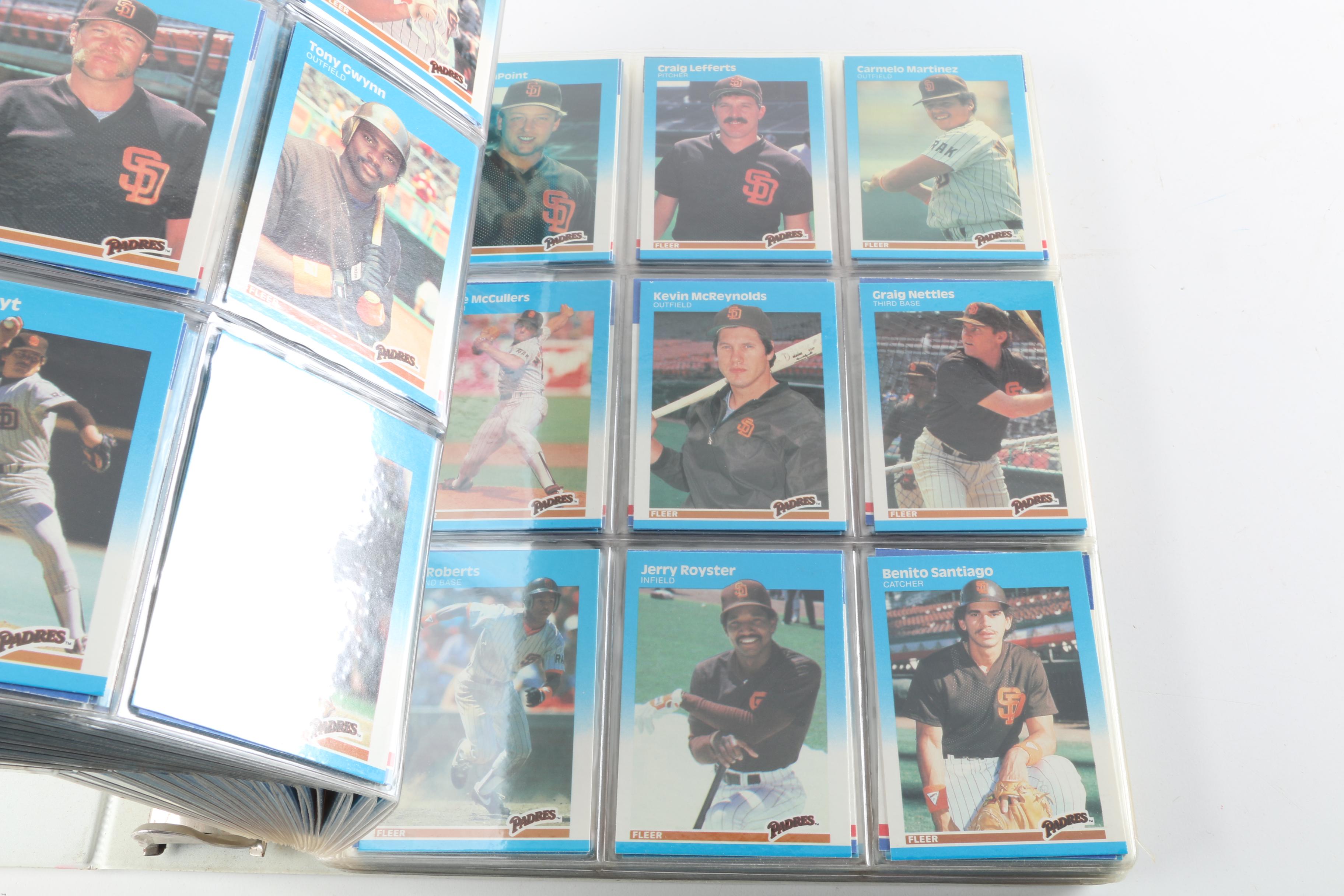 Mid-1980s Baseball Cards Including Donruss Pop-Up Puzzles