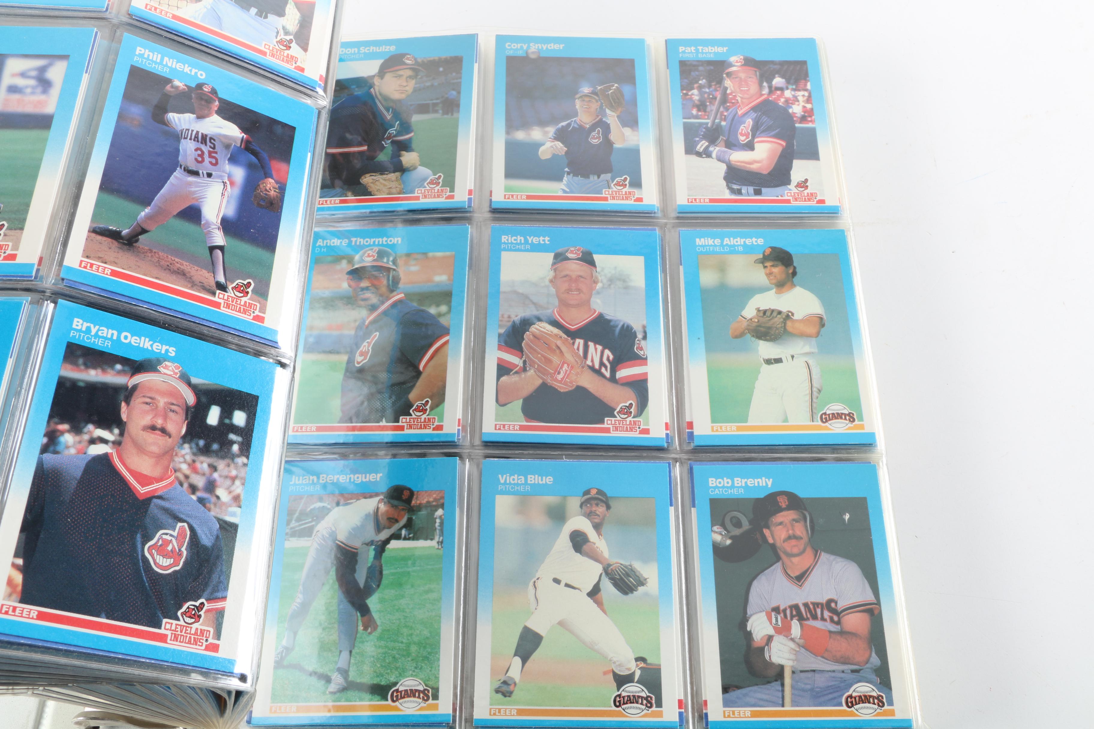 Mid-1980s Baseball Cards Including Donruss Pop-Up Puzzles