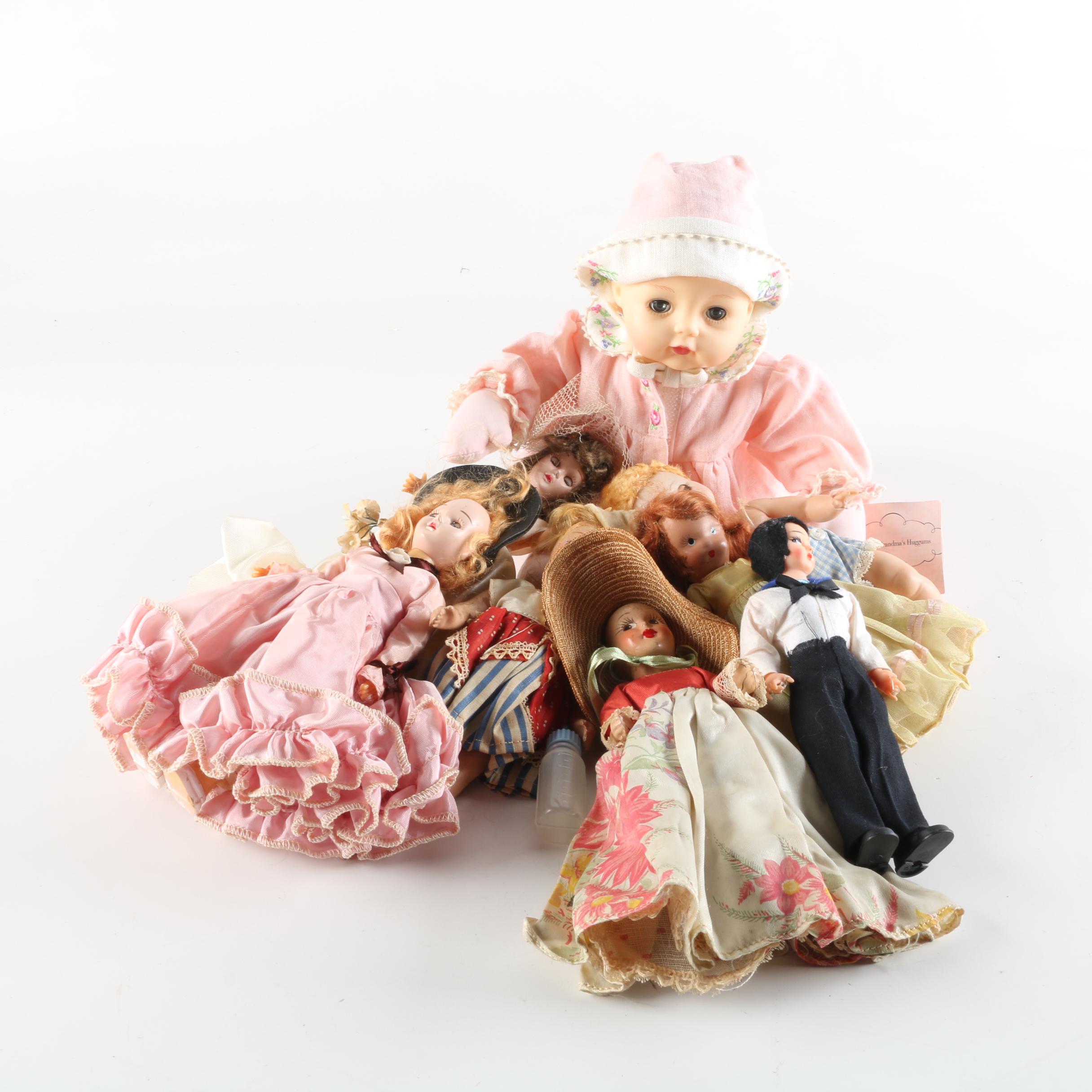 Vintage Madame Alexander and Nancy Ann Dolls