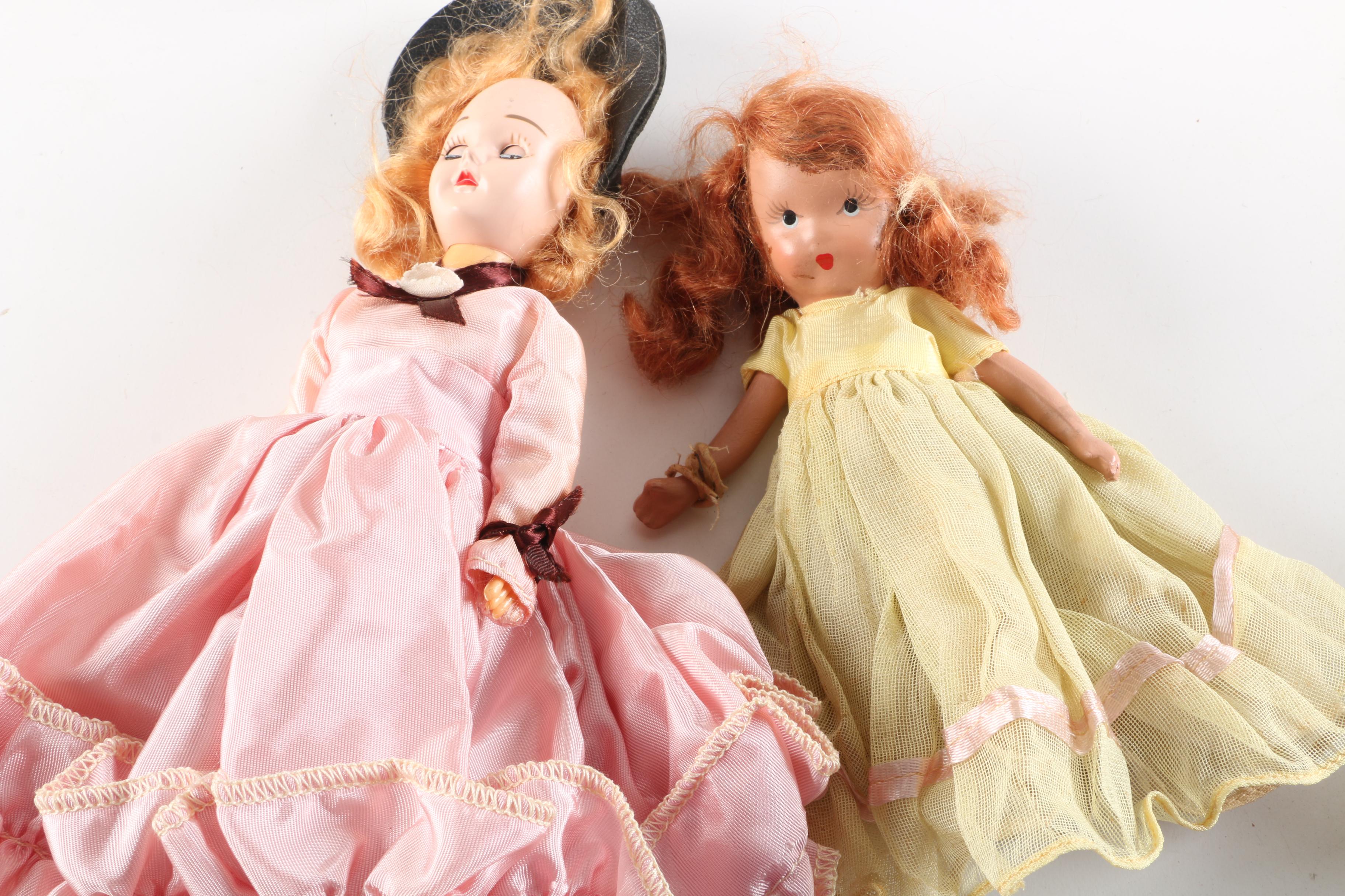 Vintage Madame Alexander and Nancy Ann Dolls