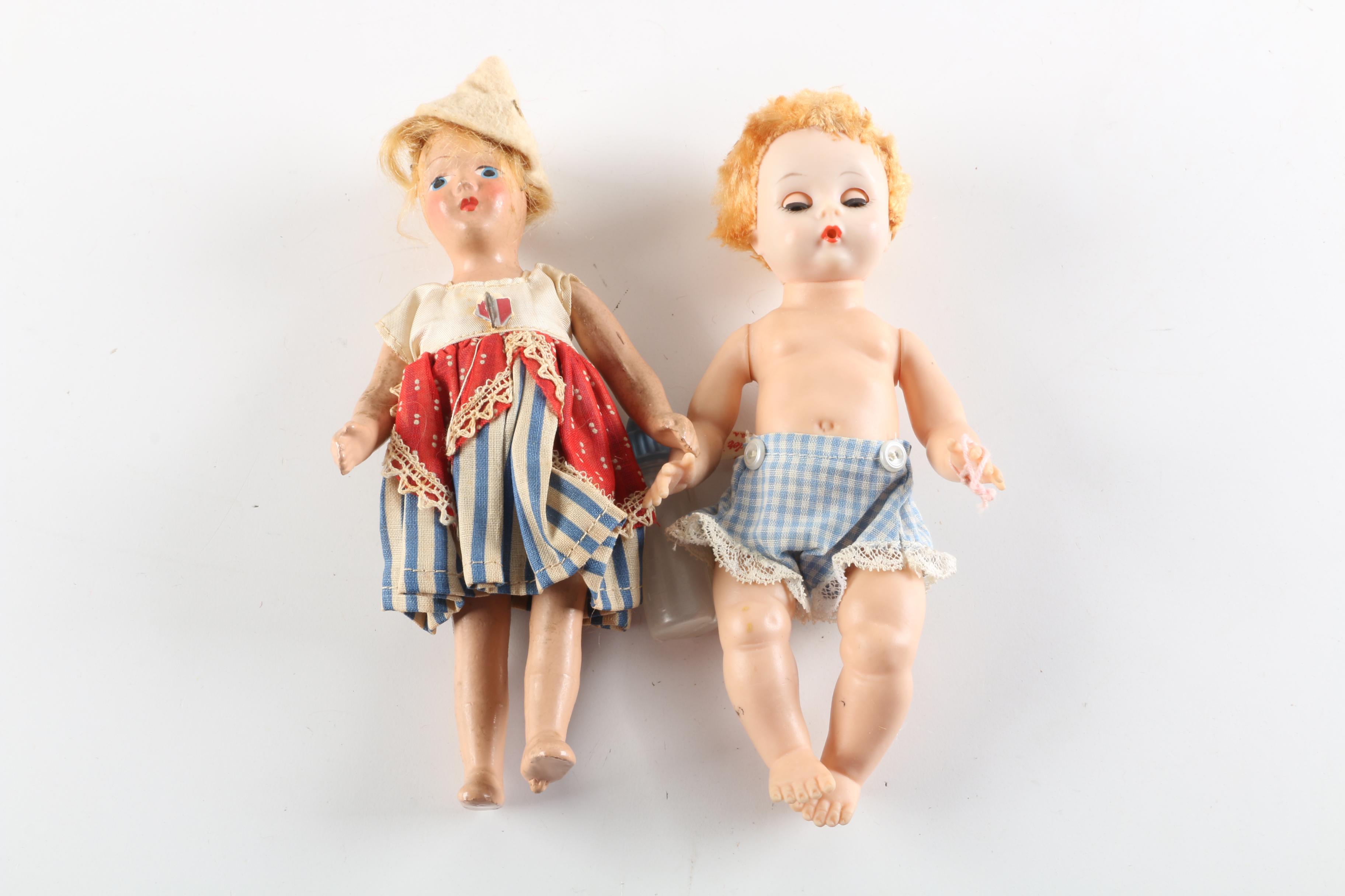 Vintage Madame Alexander and Nancy Ann Dolls