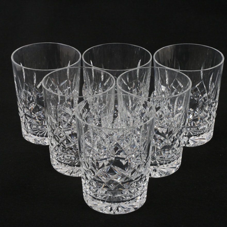 Waterford Crystal "Lismore" Double Old Fashioned Glasses