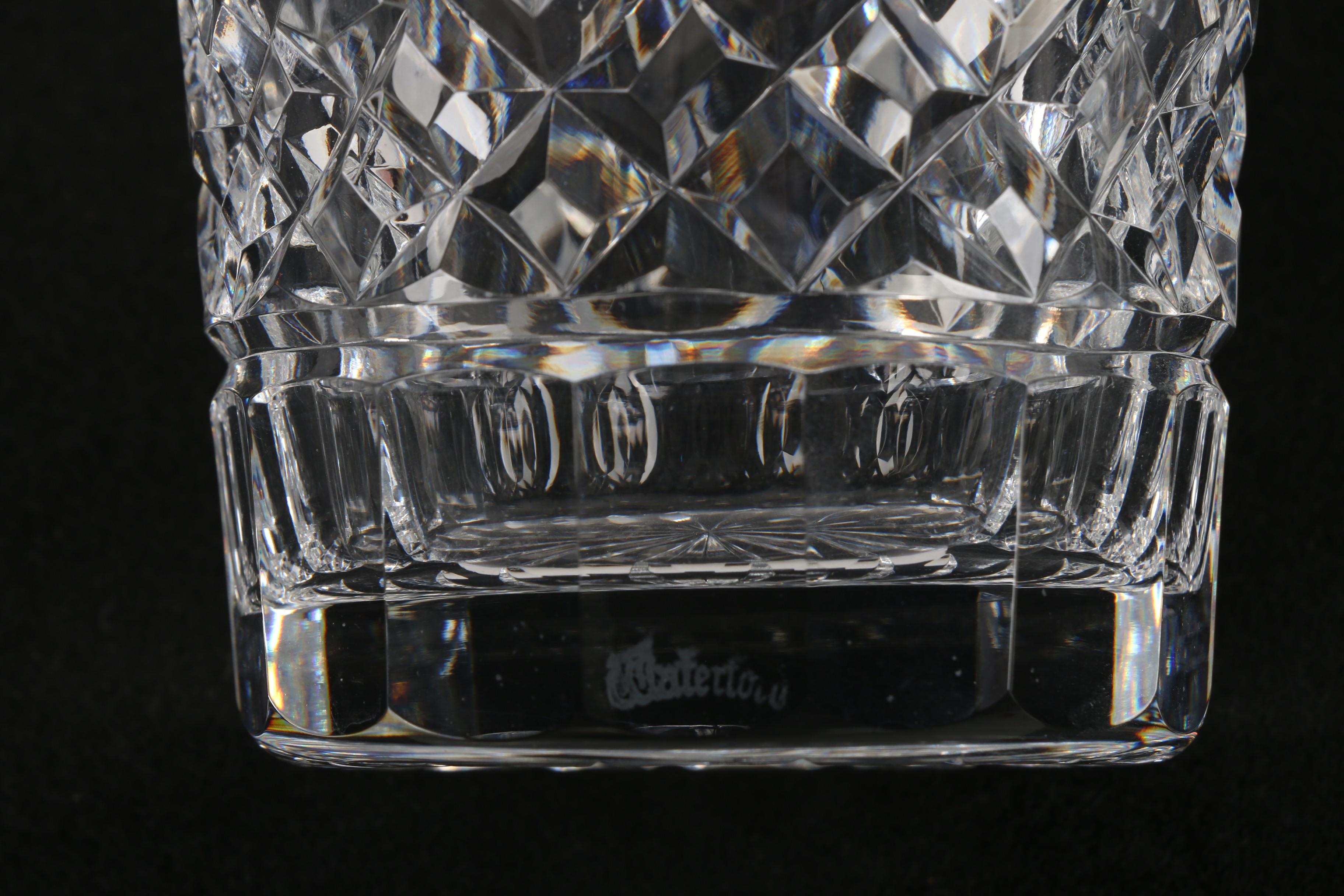 Waterford Crystal "Lismore" Double Old Fashioned Glasses