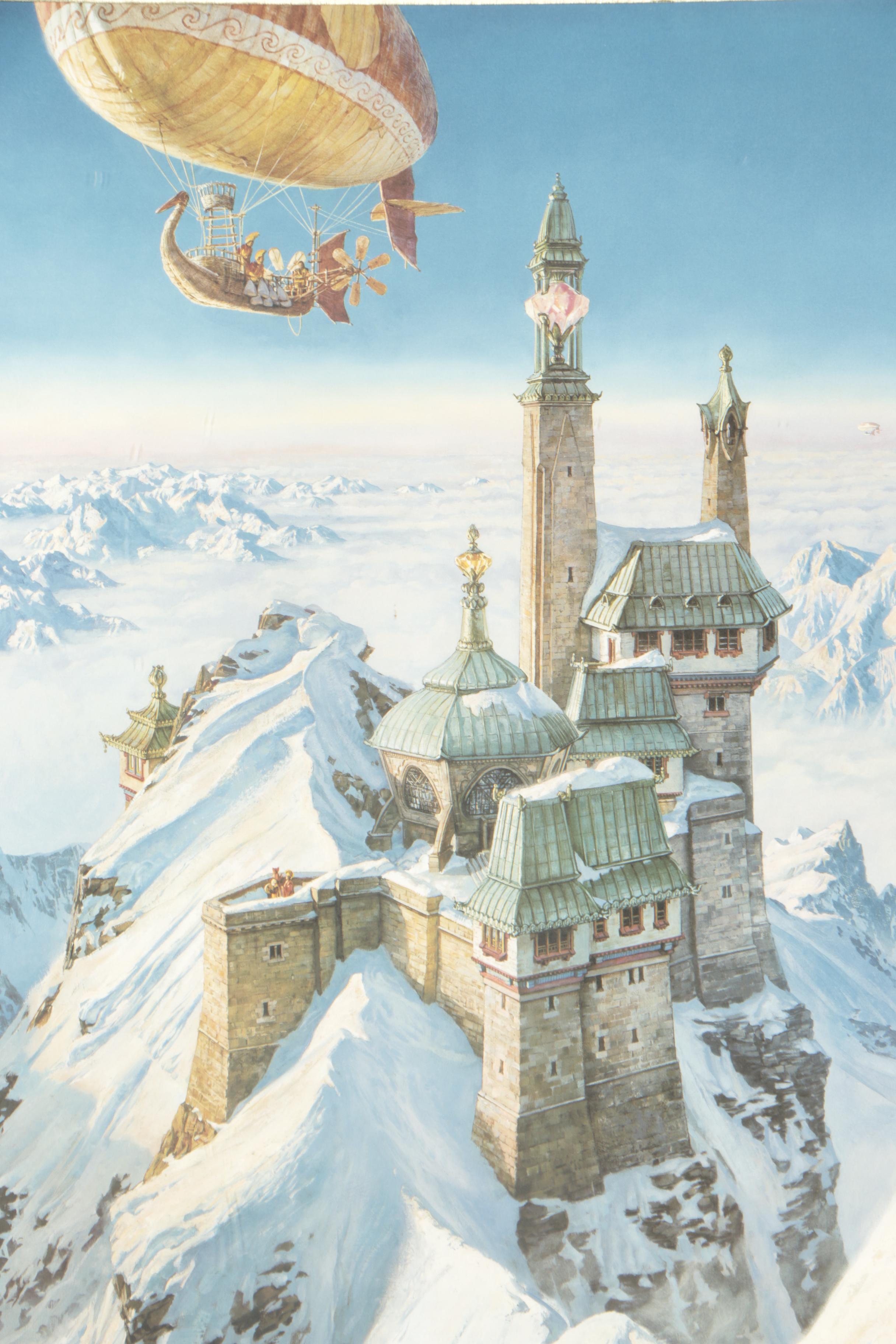 James Gurney Limited Edition Offset Lithograph "Palace in the Clouds"