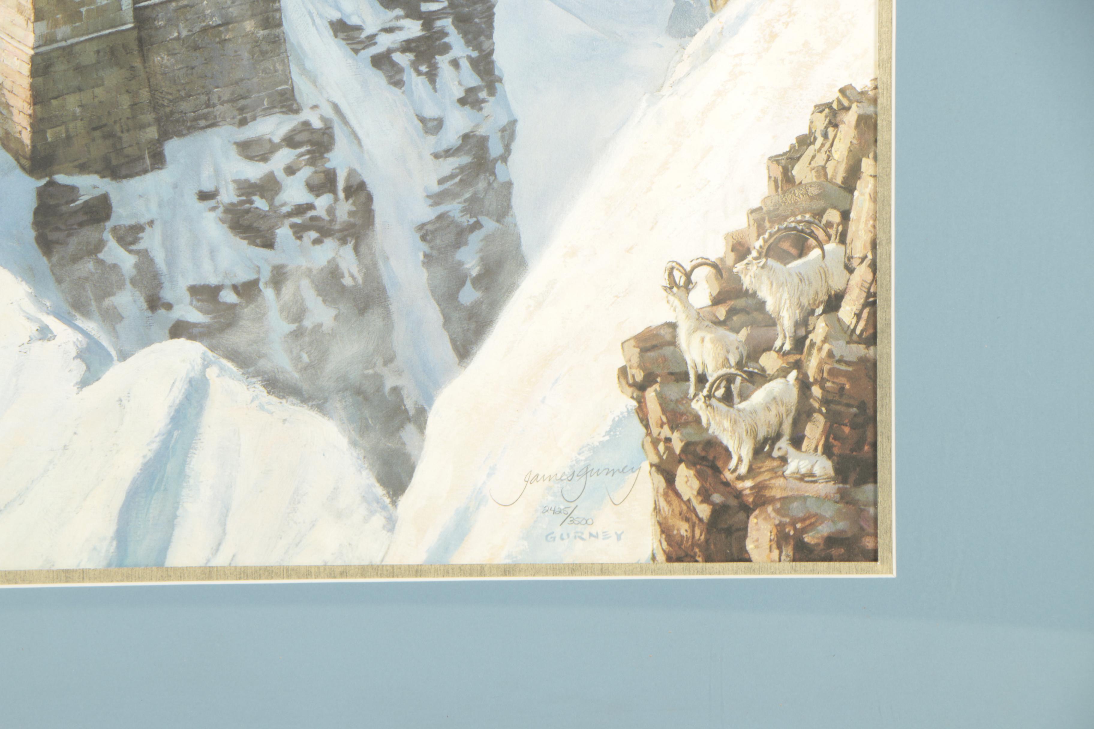 James Gurney Limited Edition Offset Lithograph "Palace in the Clouds"