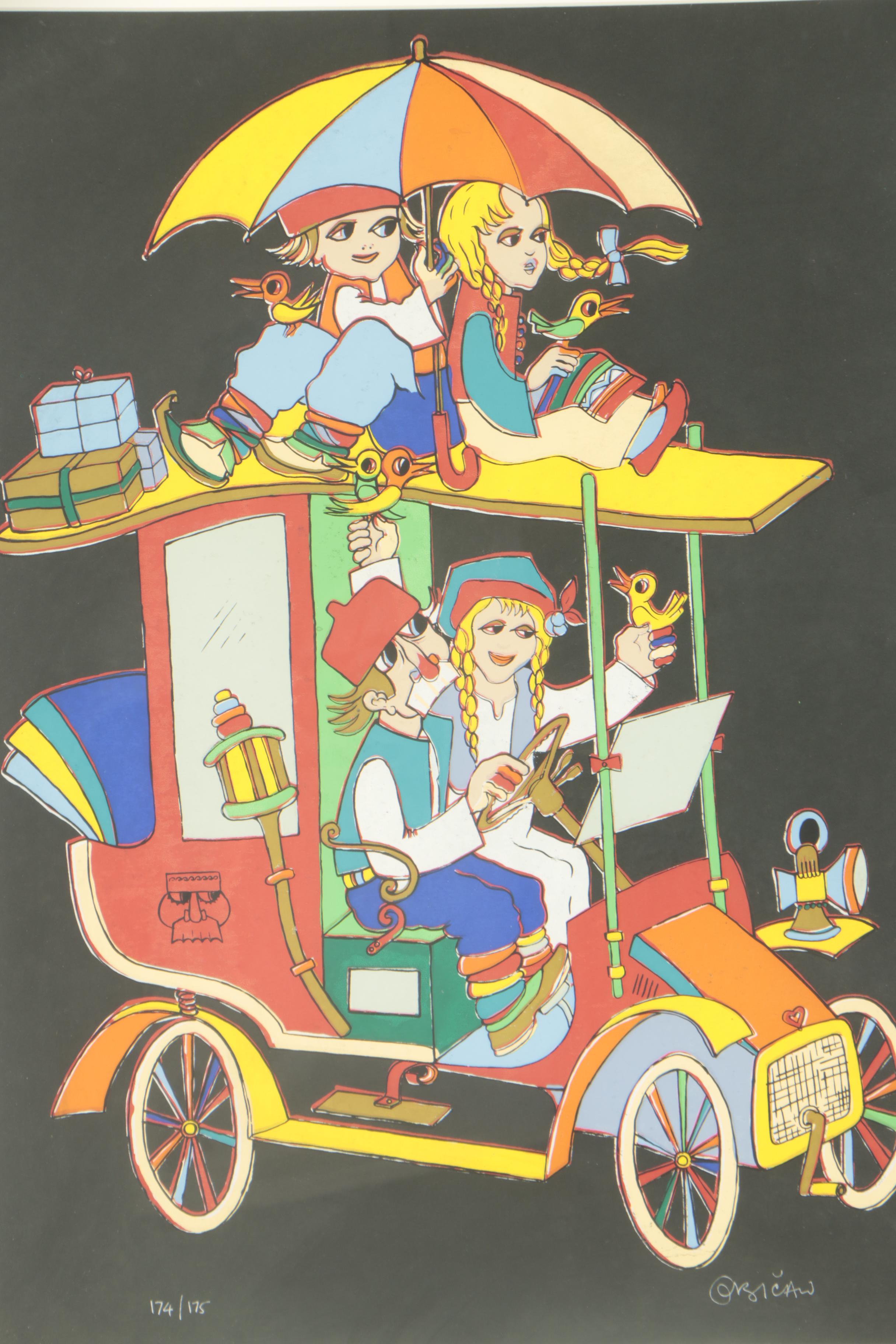 Jovan Obican Limited Edition Serigraph