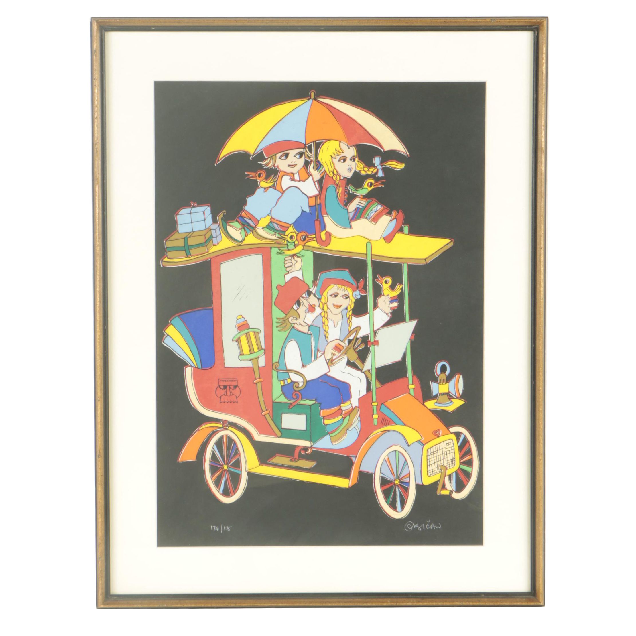 Jovan Obican Limited Edition Serigraph