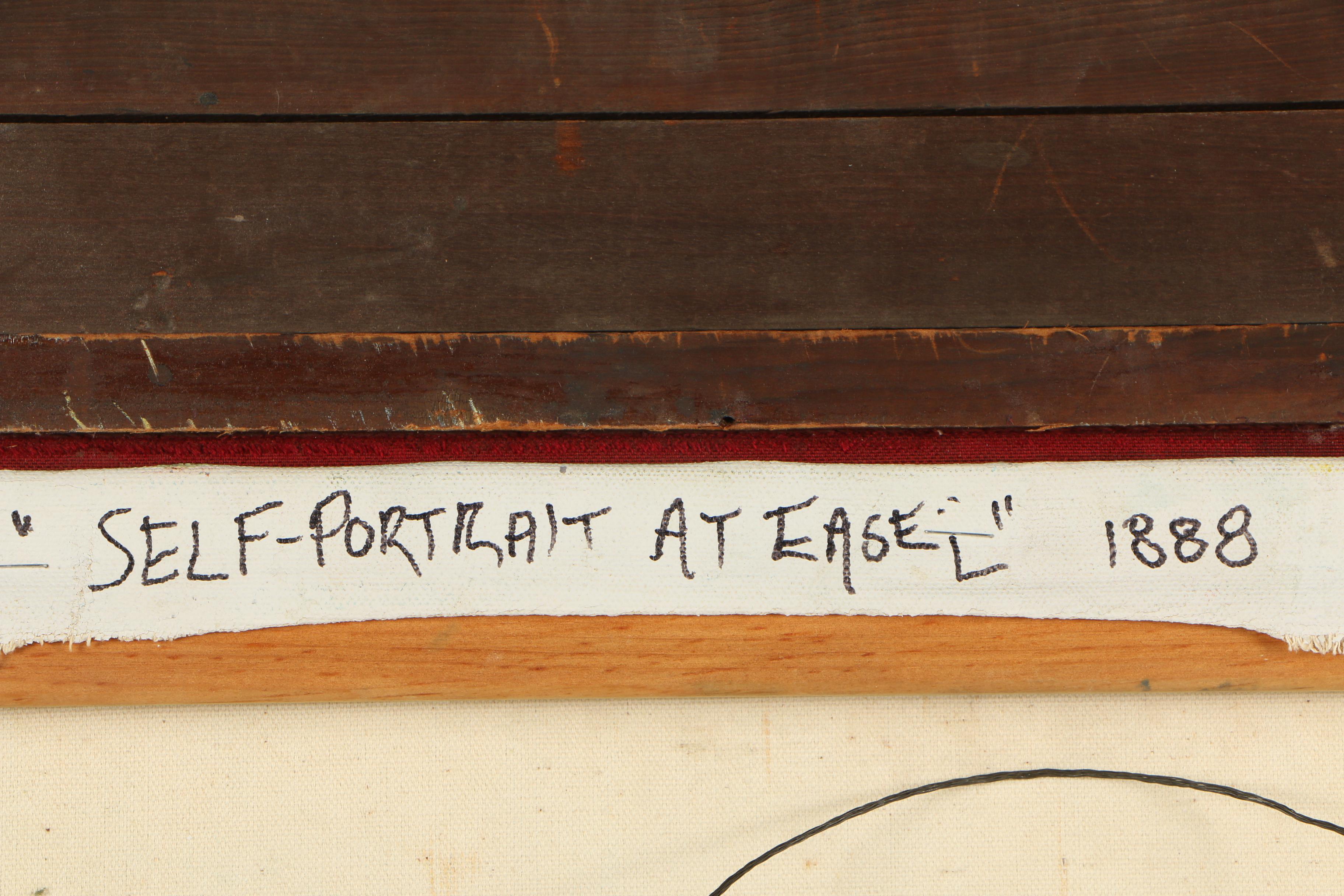 Copy Painting after Vincent Van Gogh "Self-Portrait in Front of the Easel"