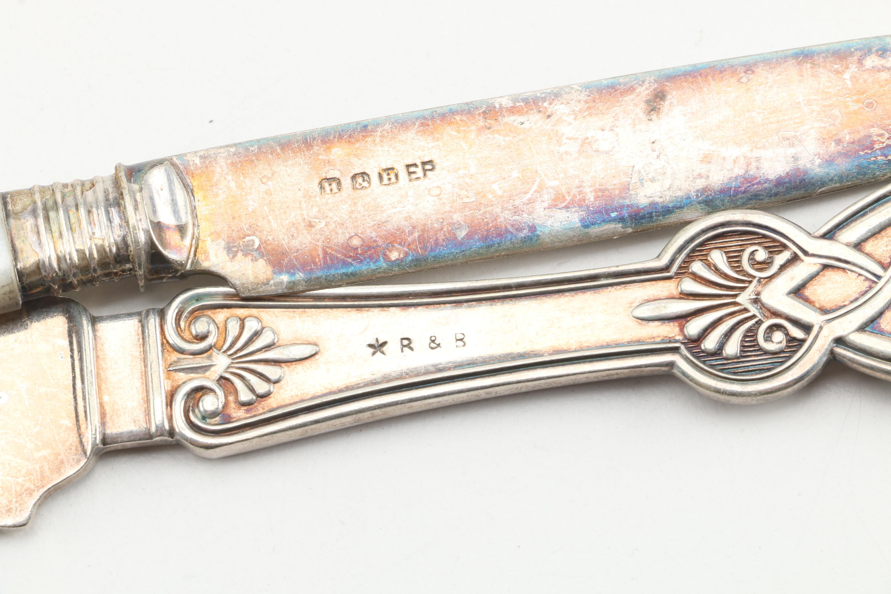 Birmingham Silver Co. Tray with Other Silver Plate Tableware and Miniature Bible