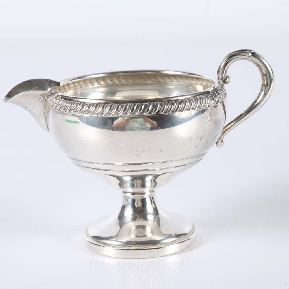 Fisher Silversmiths Inc. Weighted Sterling Silver Sugar and Creamer Set