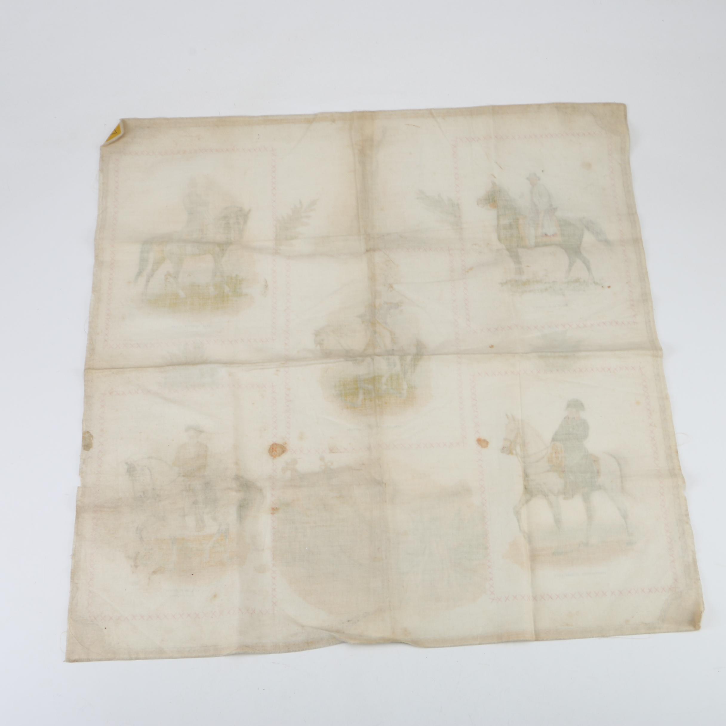 Circa 1912 Helmar "Generals" Tobacco Silk Pillow Top