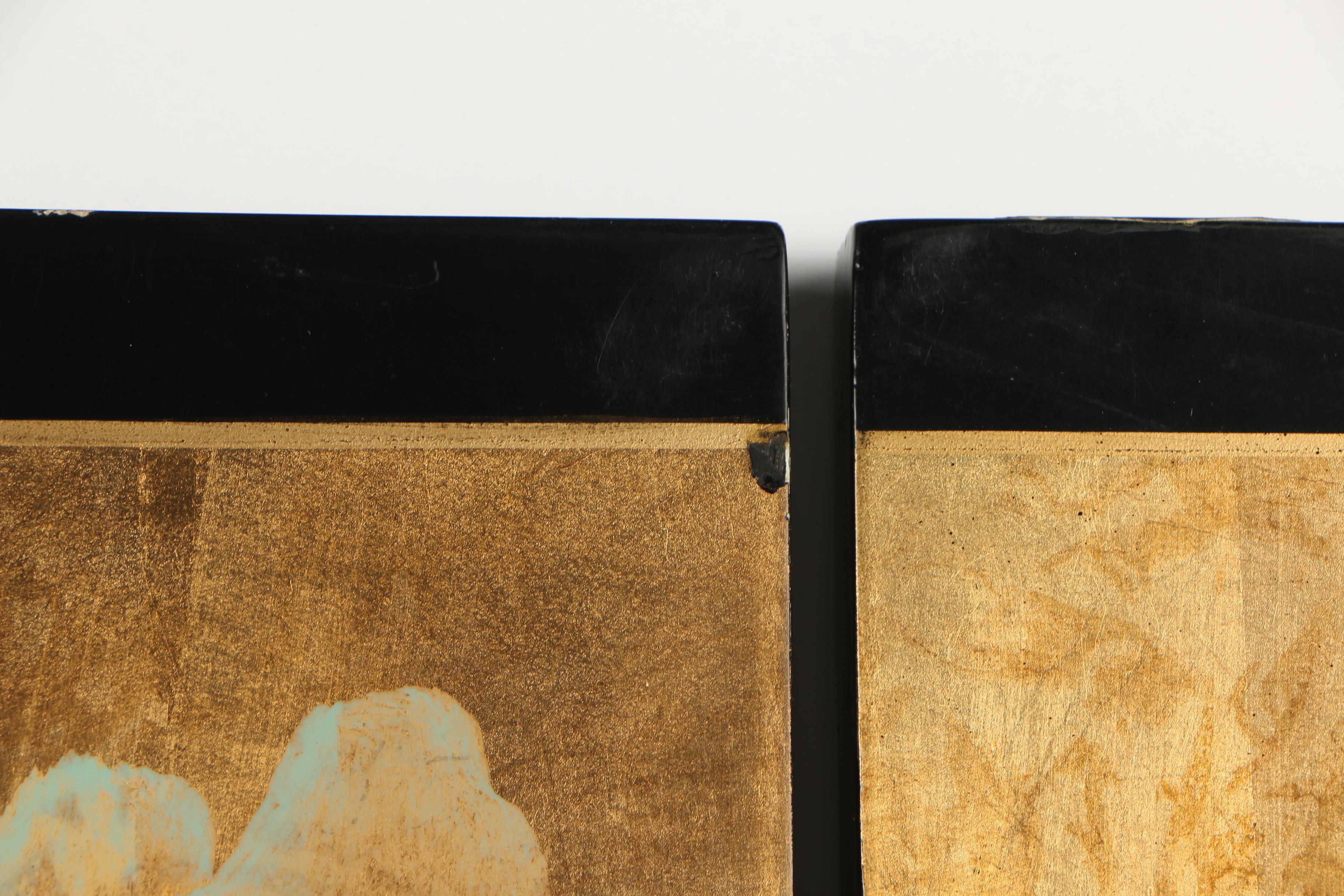 Chinese Lacquered Decorative Panels