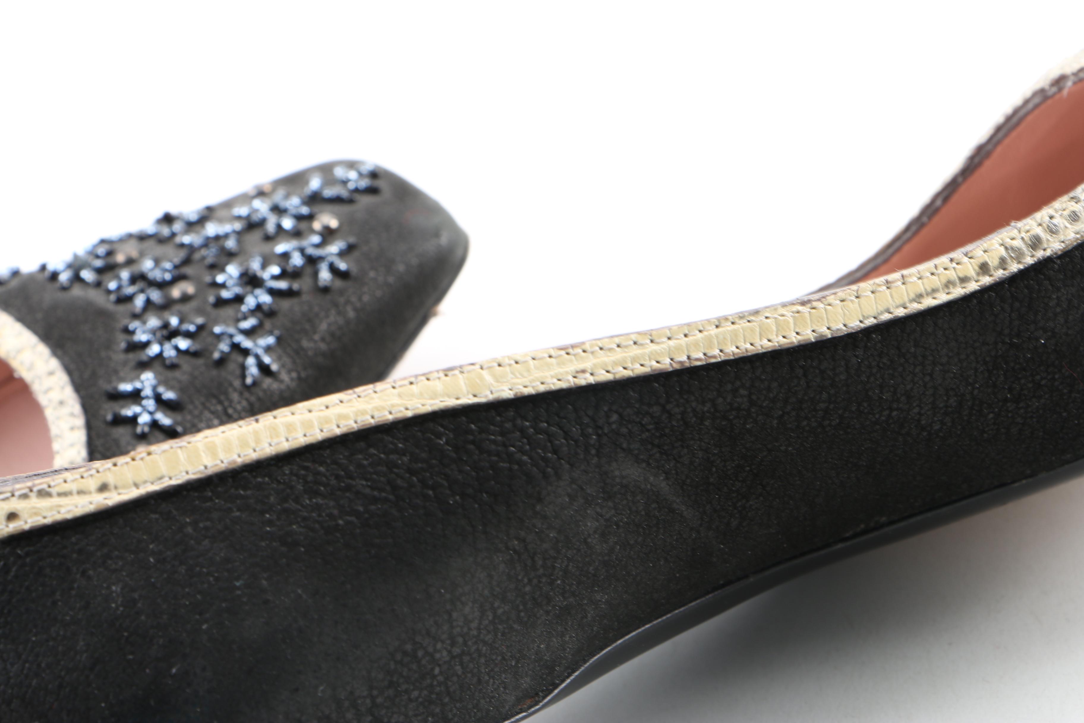 Women's Leather and Suede Heels Including Prada, Stuart Weitzman and Mootich