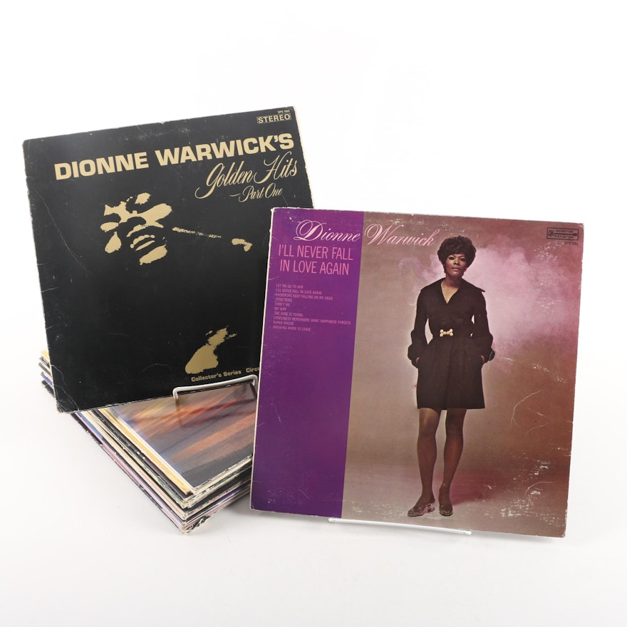 Vintage Pop and Soul Records Including Dionne Warwick and The Supremes