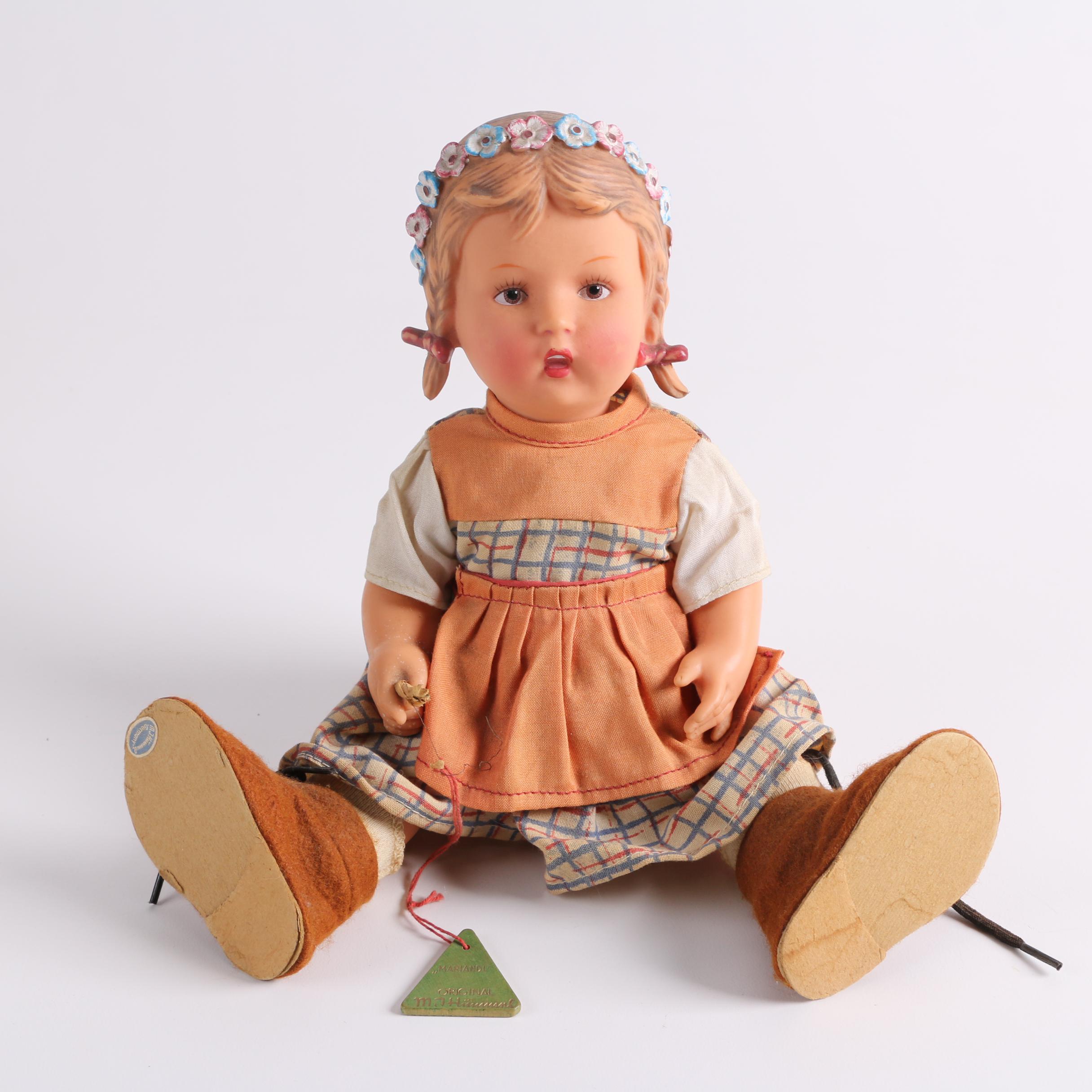 1950s M.I. Hummel "Mariandl" Rubber Doll