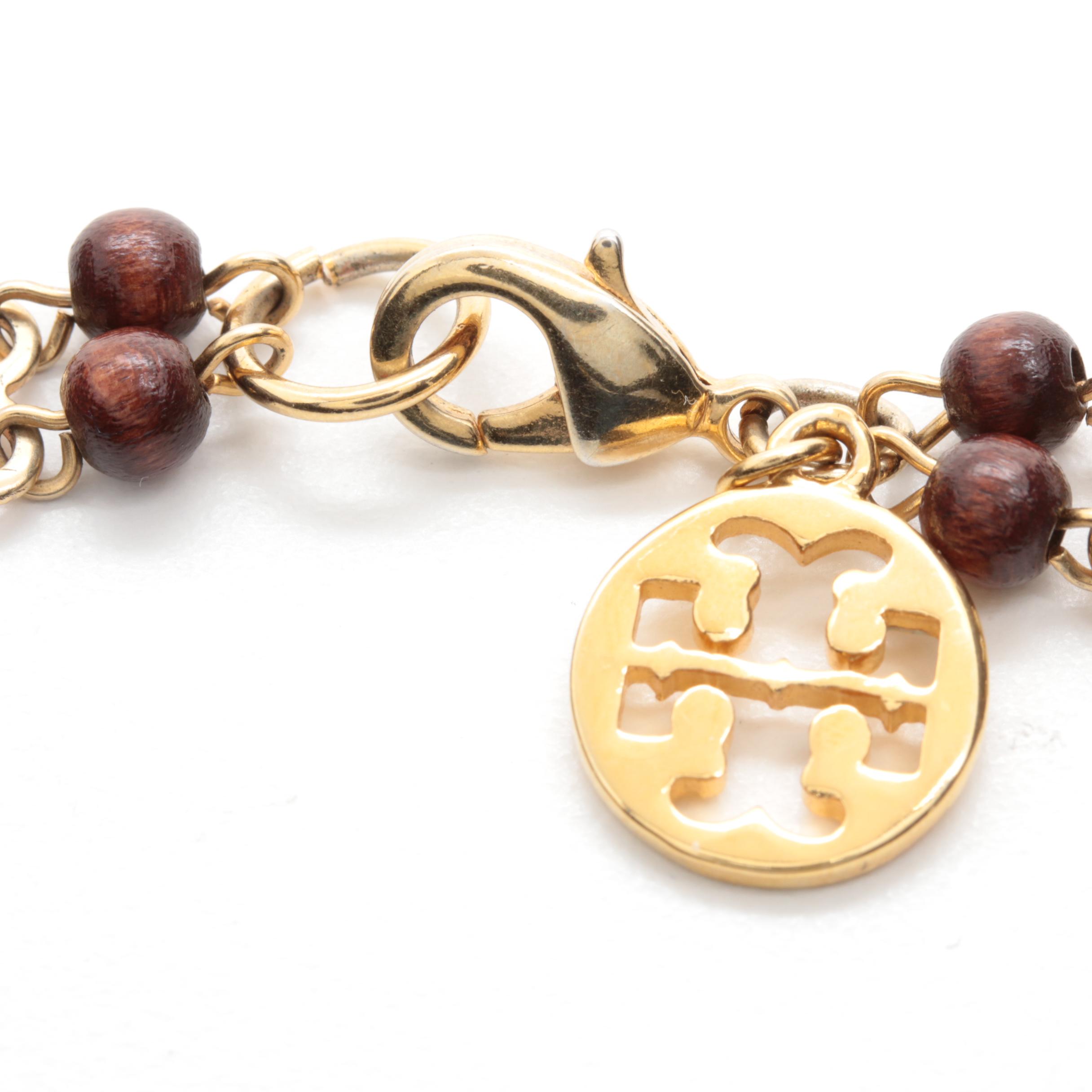 Tory Burch Gold and Silver Tone Necklaces