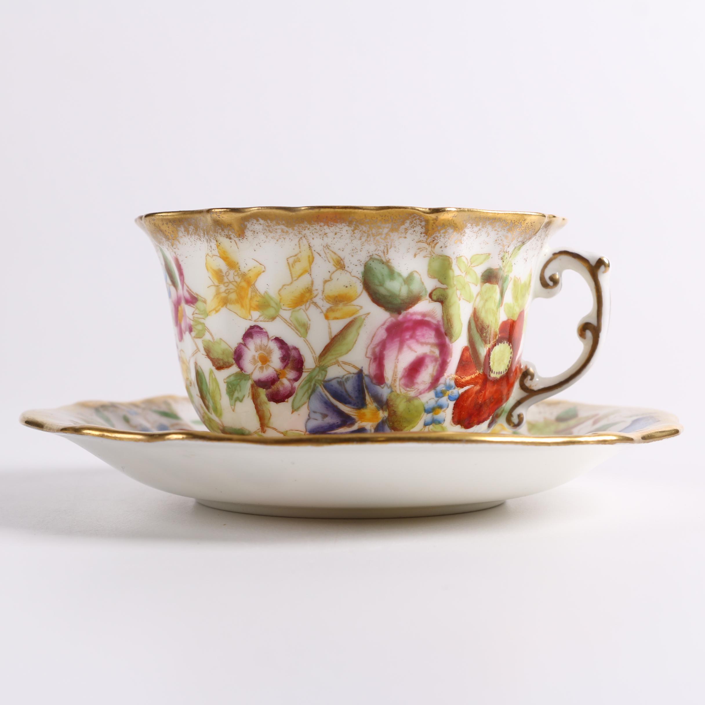 Vintage Copeland Spode "India Tree"and Hammersley "Queen Ann" Tableware