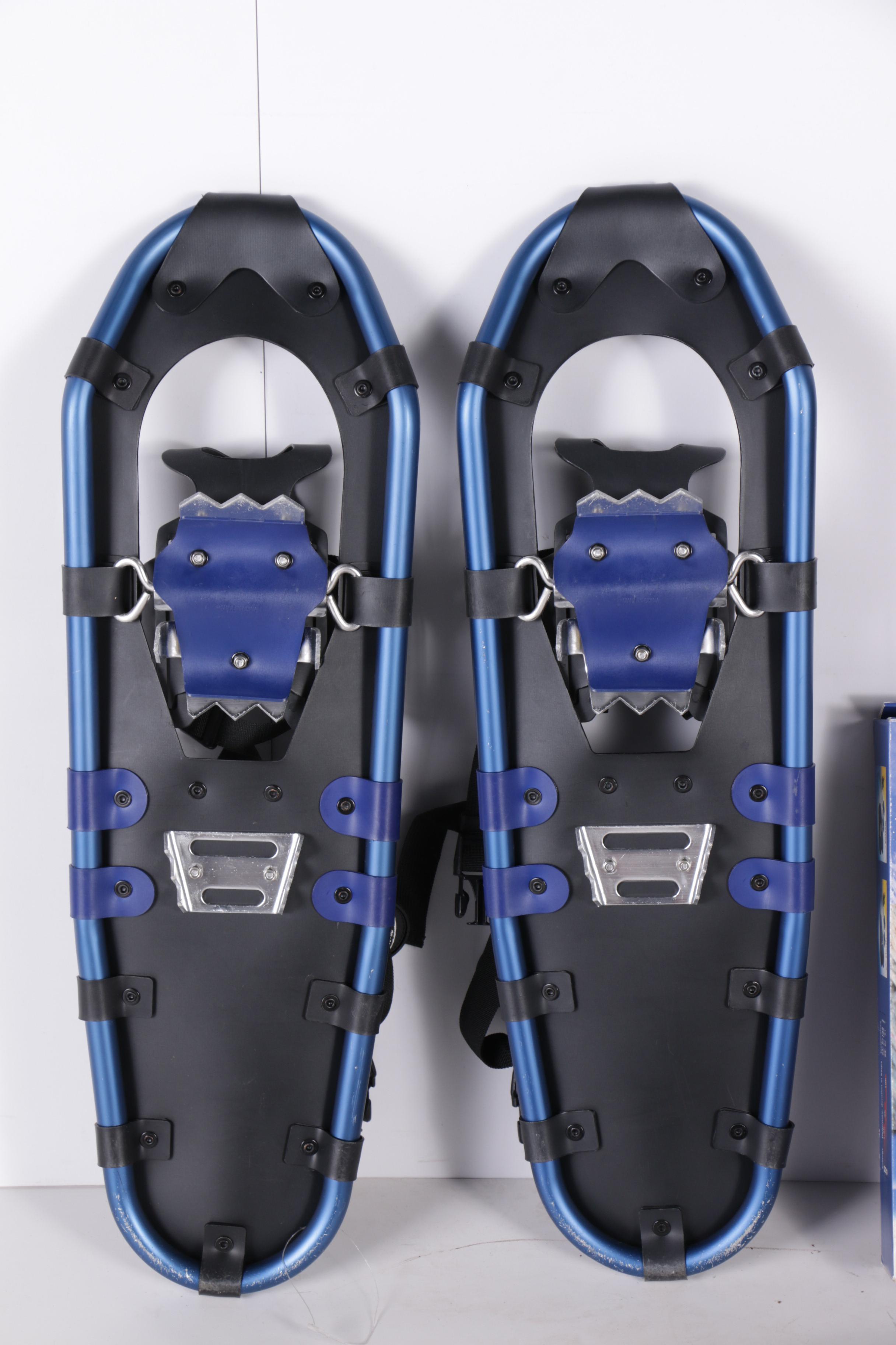 LL Bean Winter Walker 26 Snow Shoes and Assorted Poles