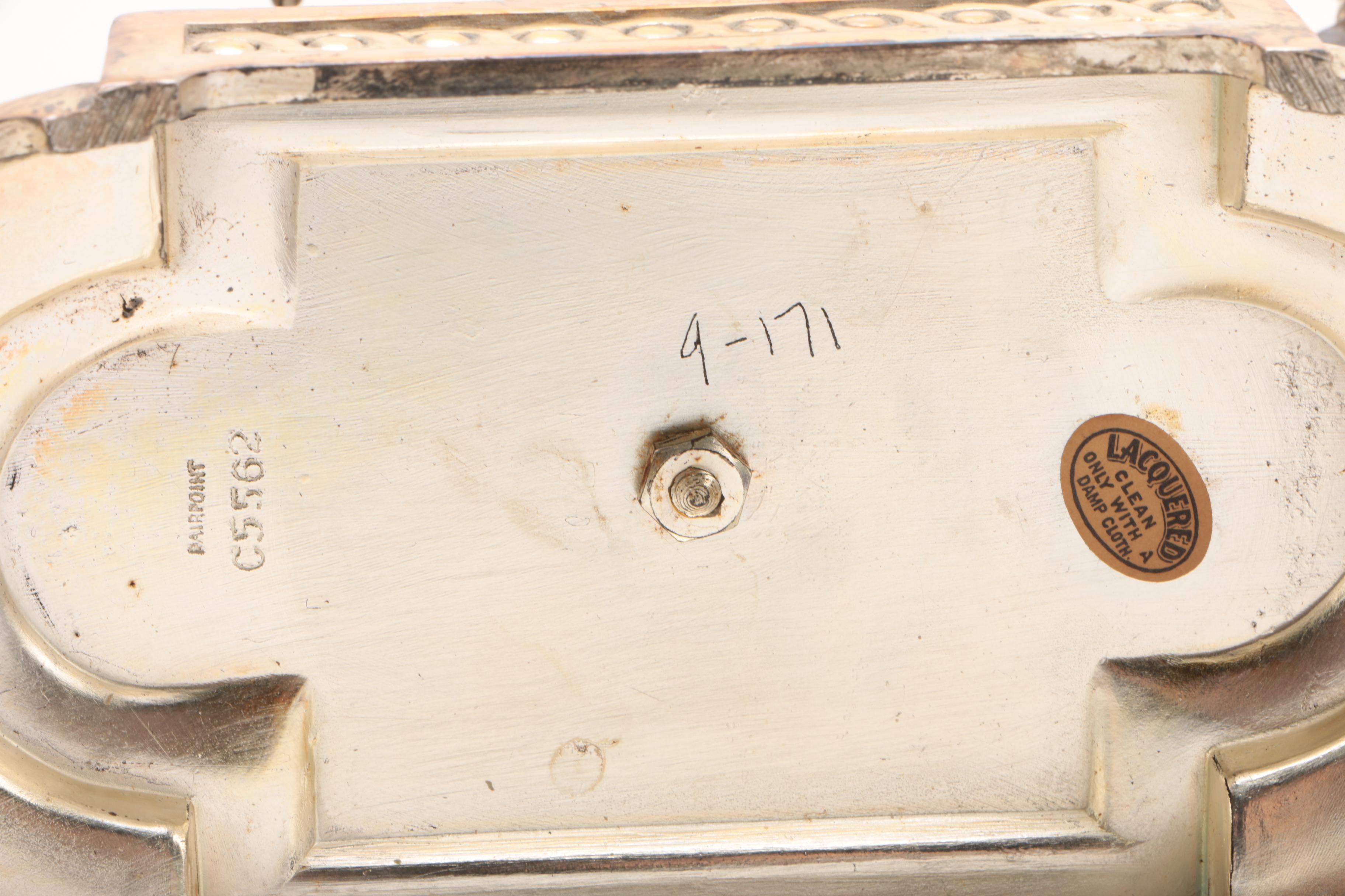 Pairpoint Quadruple Silver Plate Pickle Castor and Other Plated Tableware