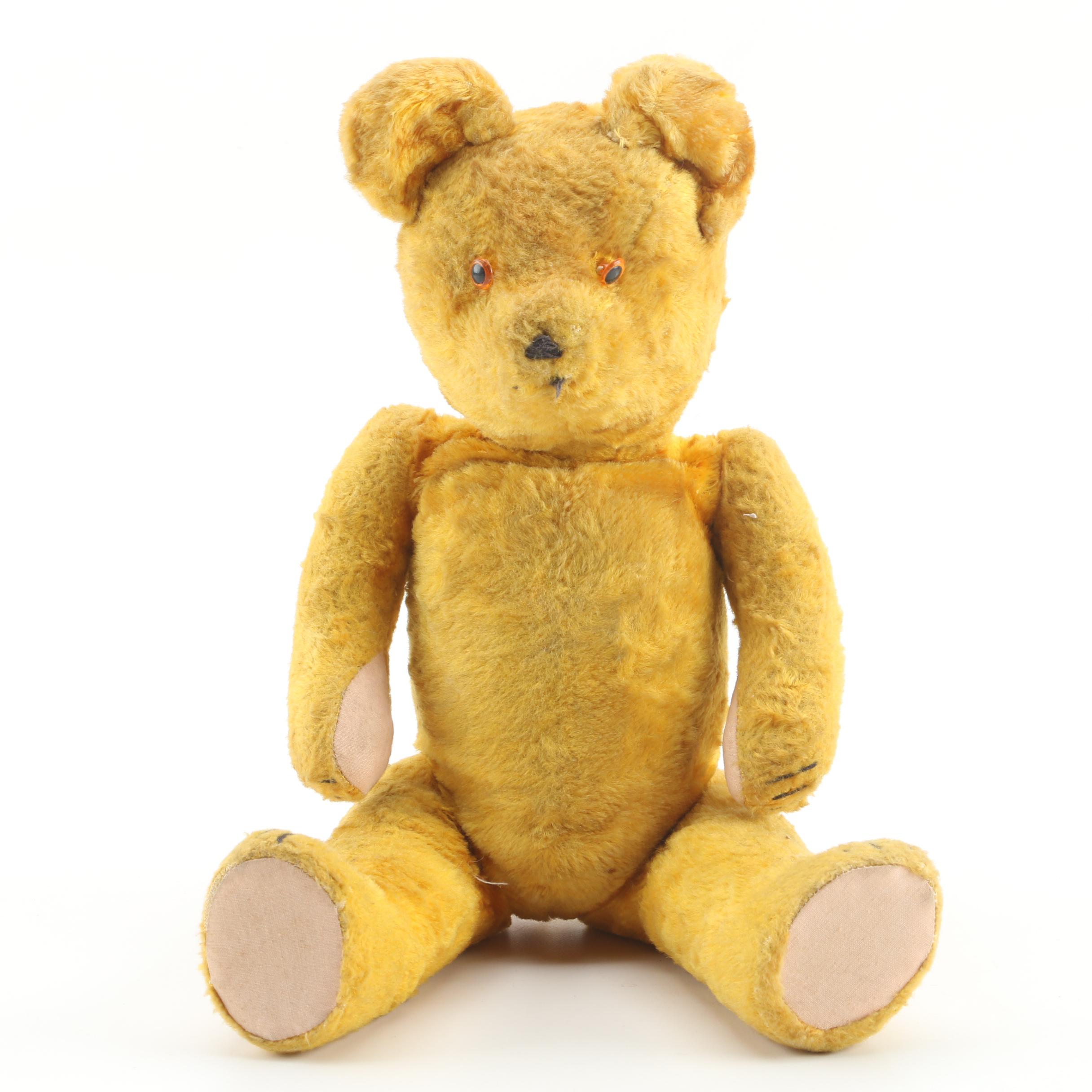 Circa 1950s Musical Teddy Bear