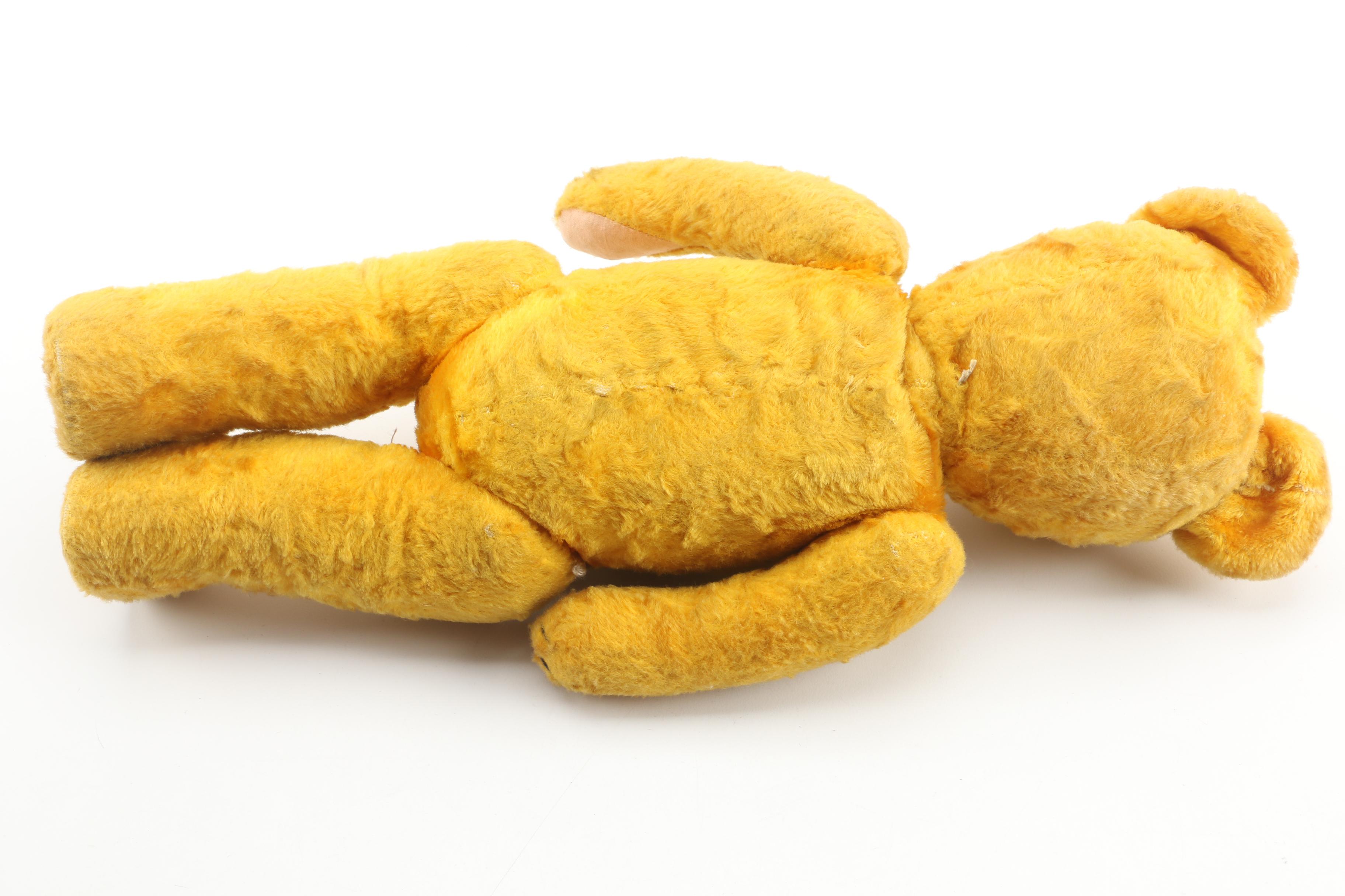 Circa 1950s Musical Teddy Bear